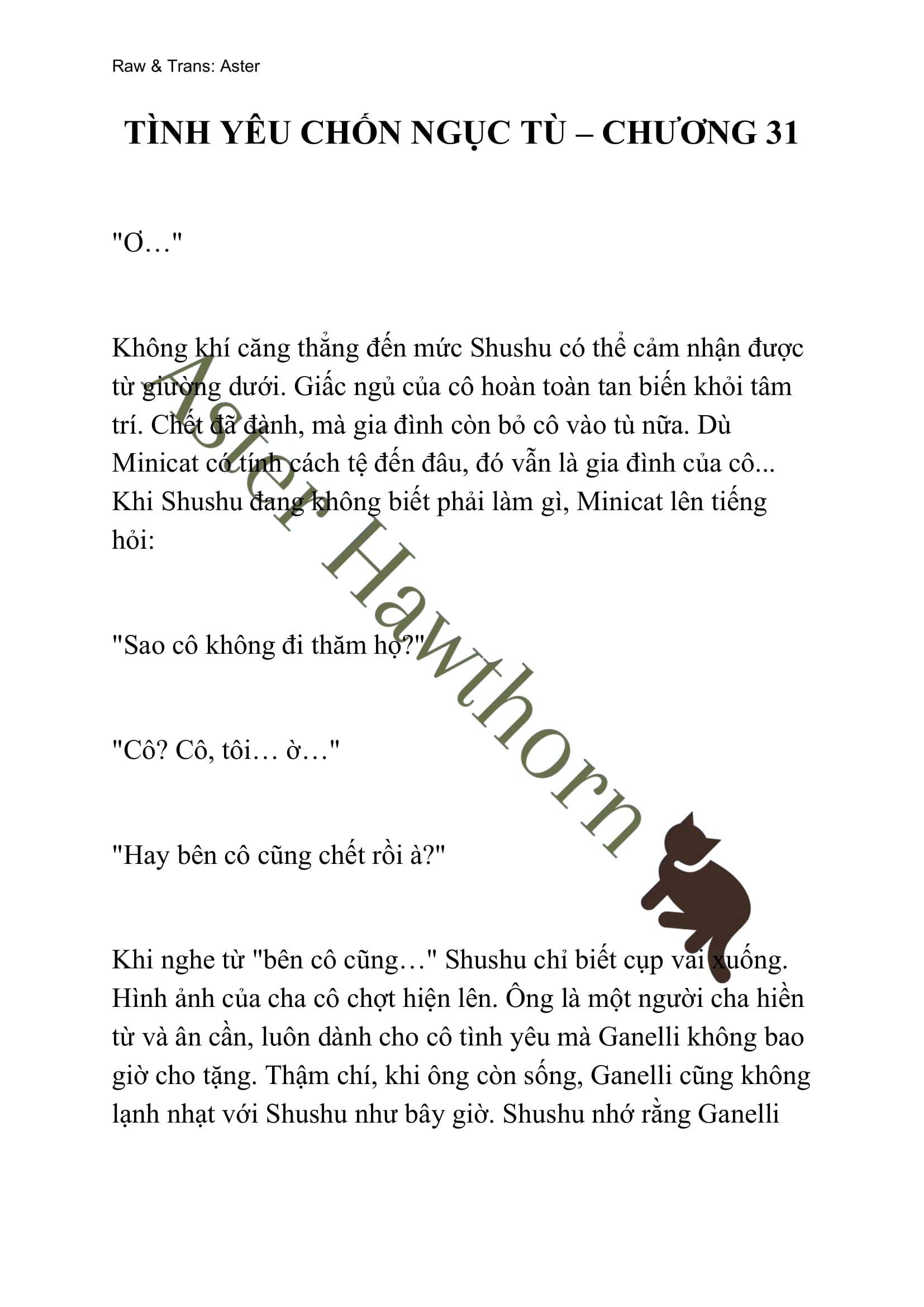 [NOVEL] Tình Yêu Chốn Ngục Tù Chap 31 - Trang 2