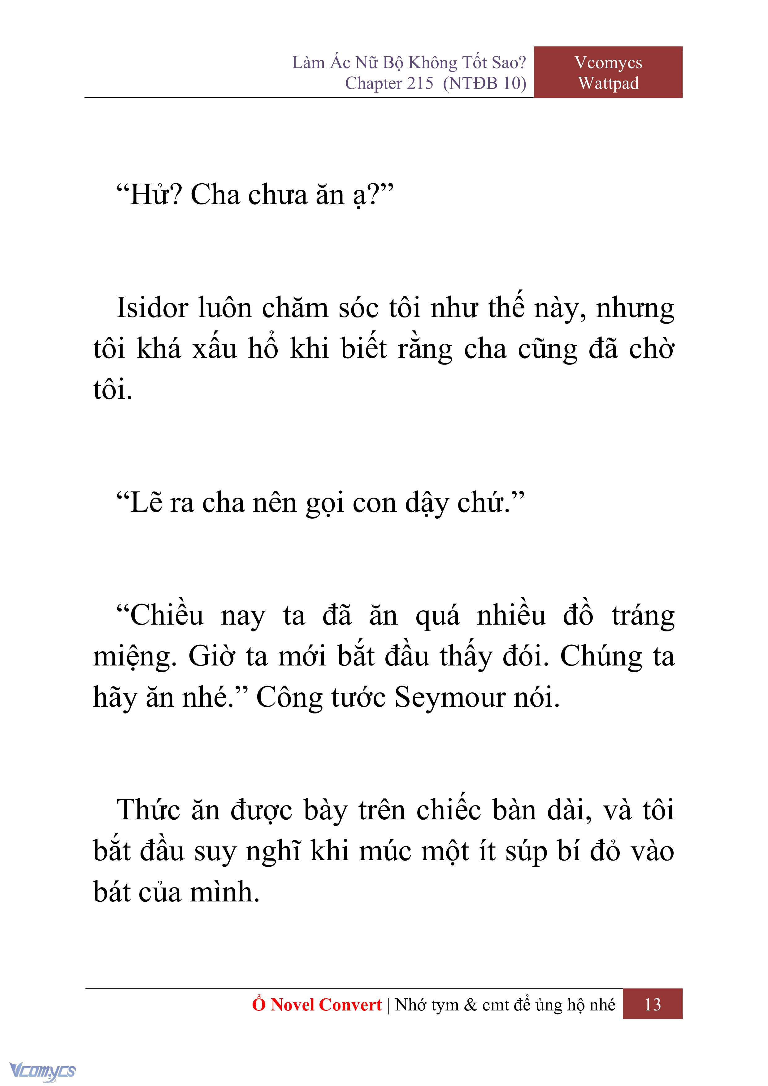 [Novel] Làm Ác Nữ Bộ Không Tốt Sao? Chap 215 - Trang 2