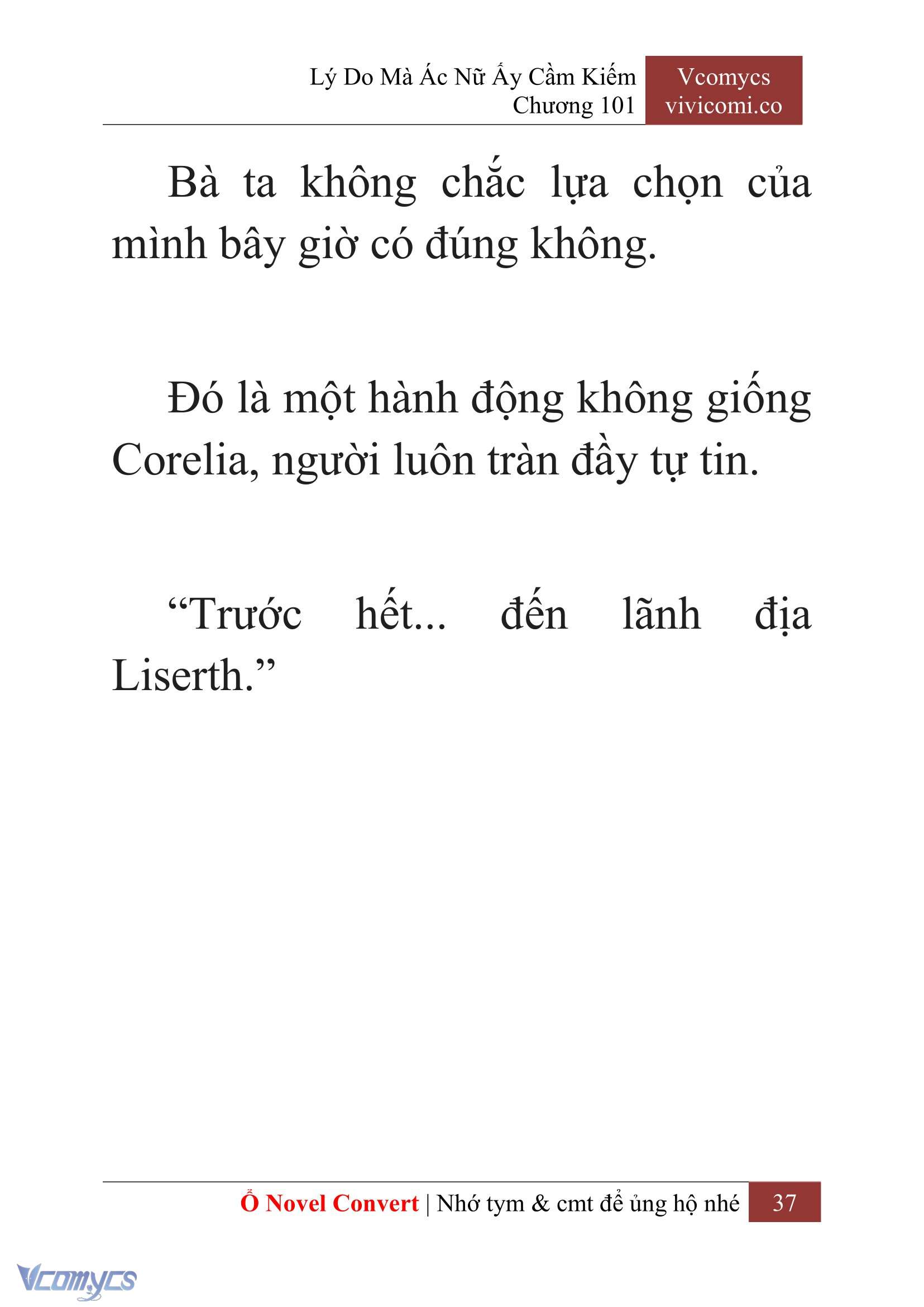 [Novel] Lý Do Mà Ác Nữ Ấy Cầm Kiếm Chap 101 - Next Chap 102