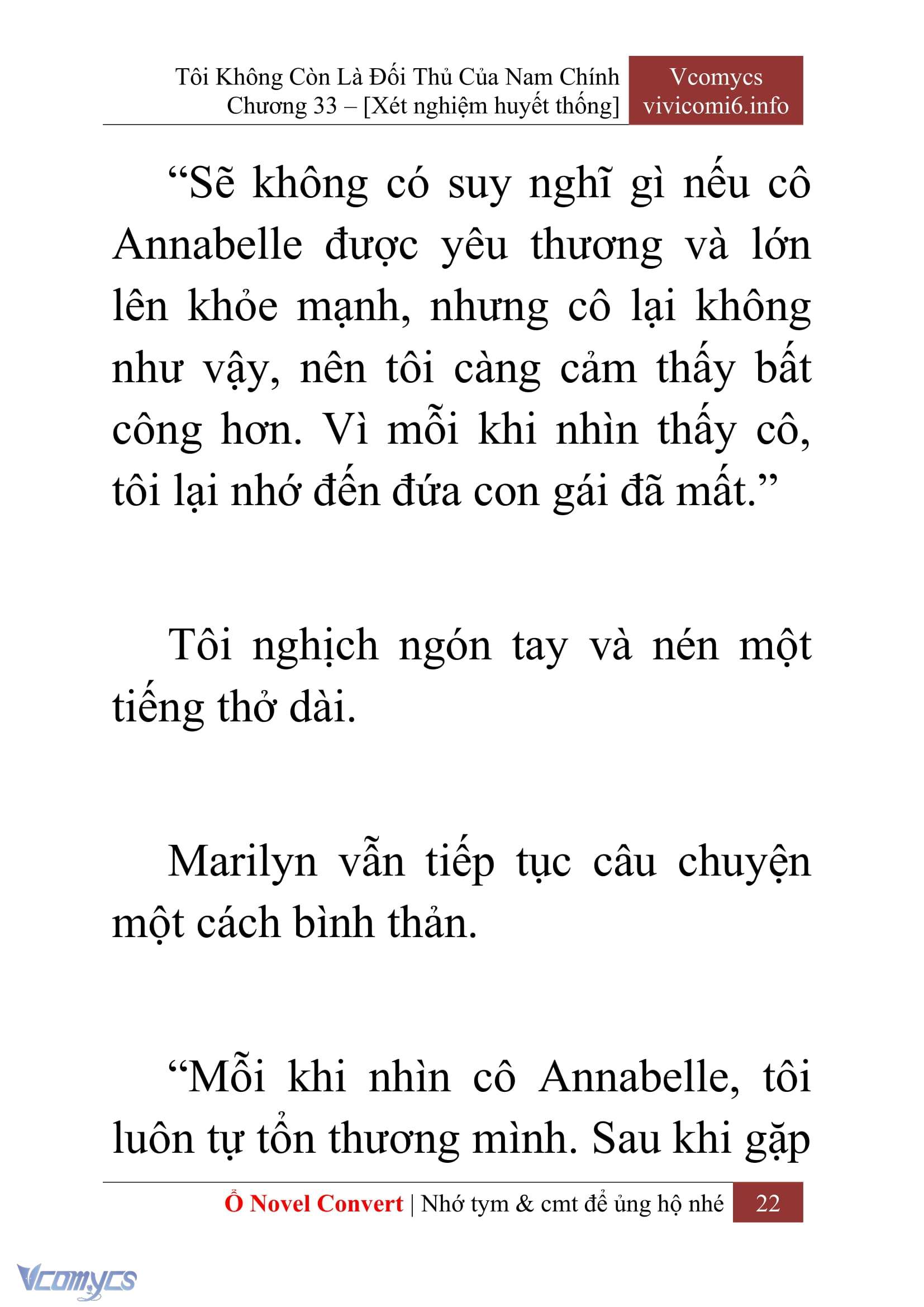 [Novel] Tôi Không Còn Là Đối Thủ Của Nam Chính Chap 33 - Trang 2
