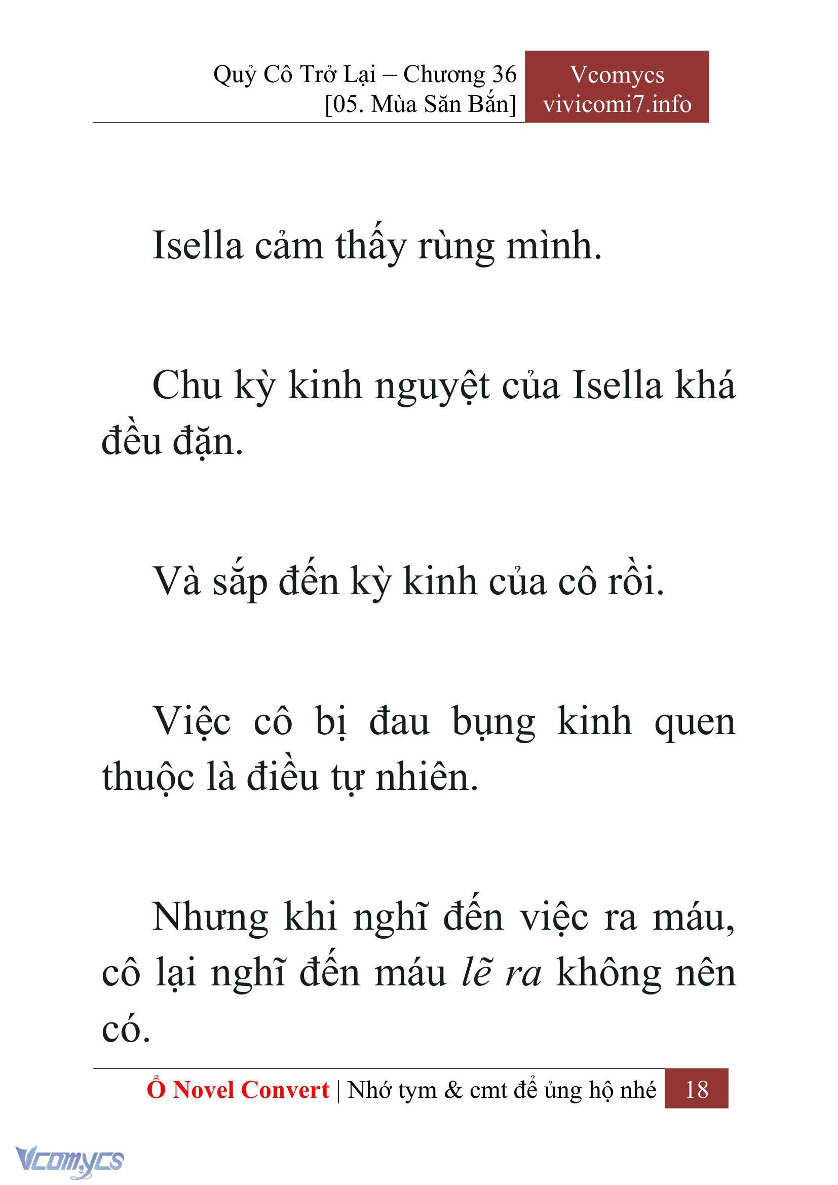 [Novel] Quý Cô Trở Lại Chap 36 - Trang 2