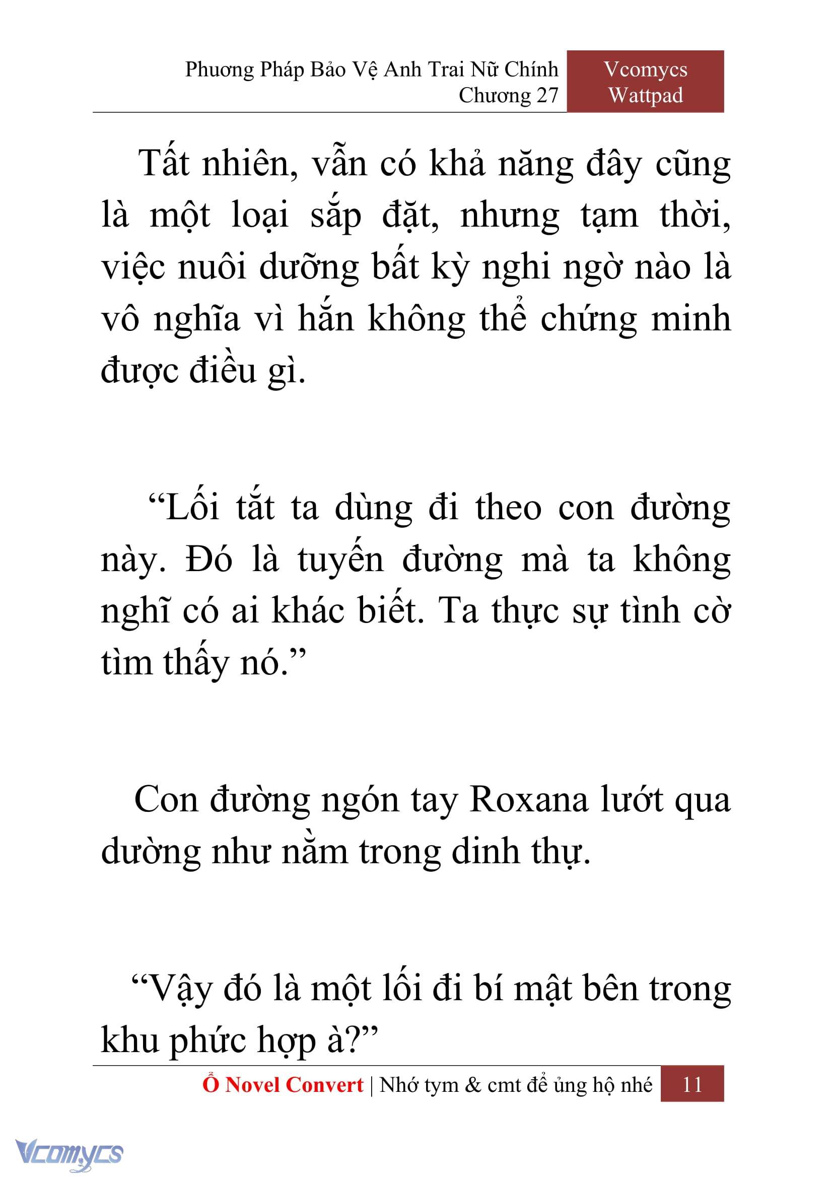[Novel] Phương Pháp Bảo Vệ Anh Trai Nữ Chính Chap 27 - Trang 2