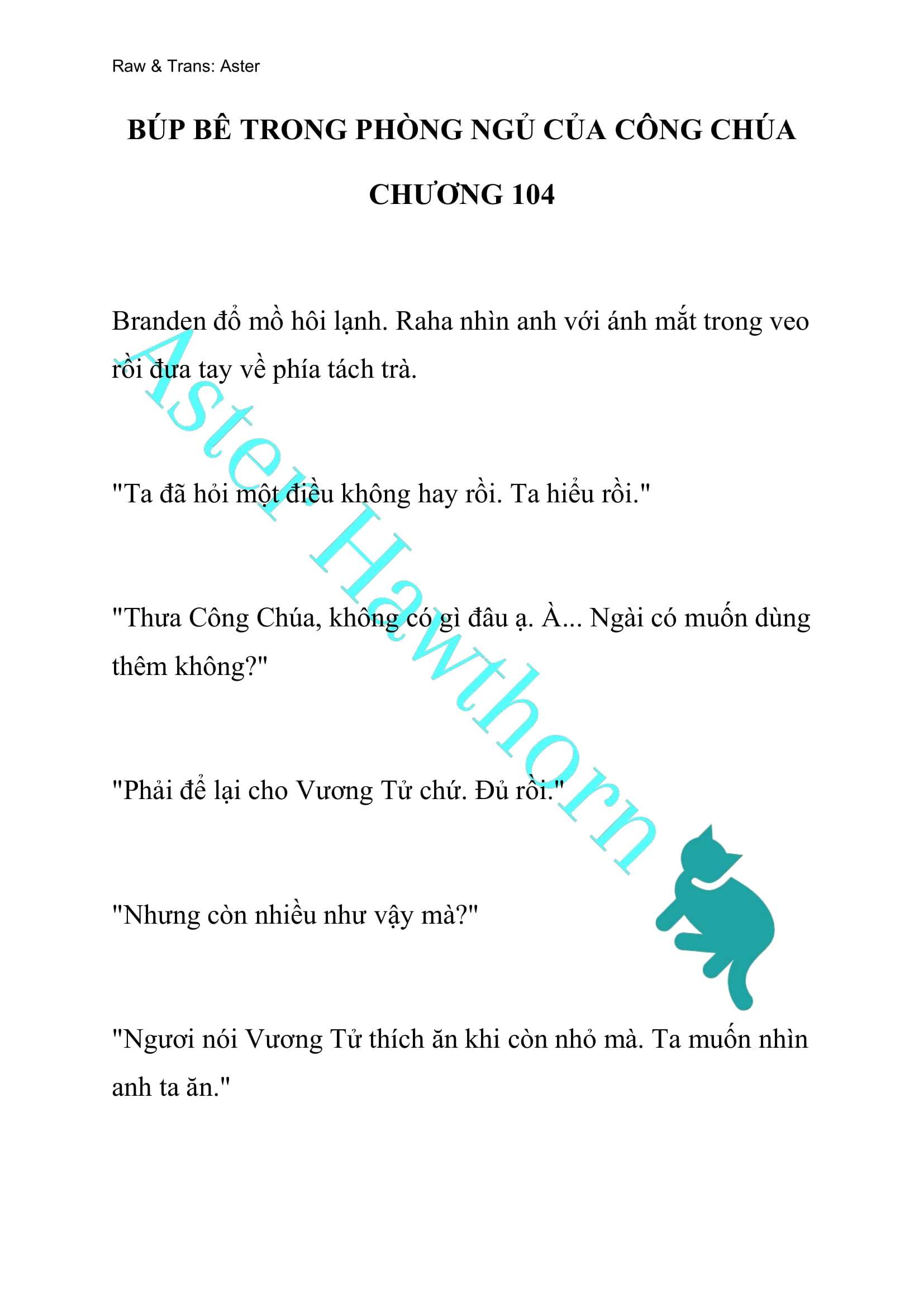 [NOVEL] Búp Bê Trong Phòng Ngủ Của Công Chúa Chap 104 - Trang 2