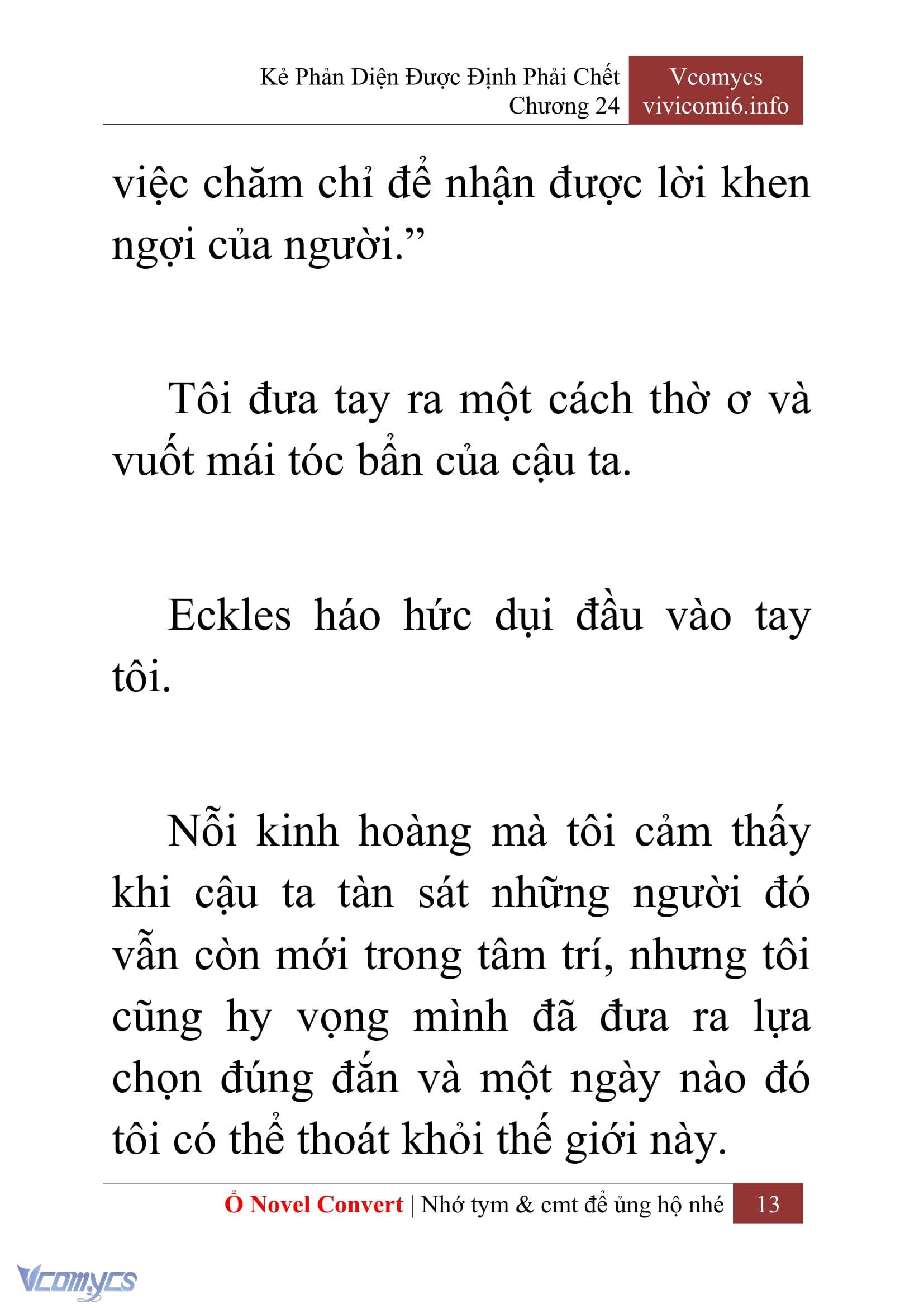 [Novel] Kẻ Phản Diện Được Định Phải Chết Chap 24 - Trang 2