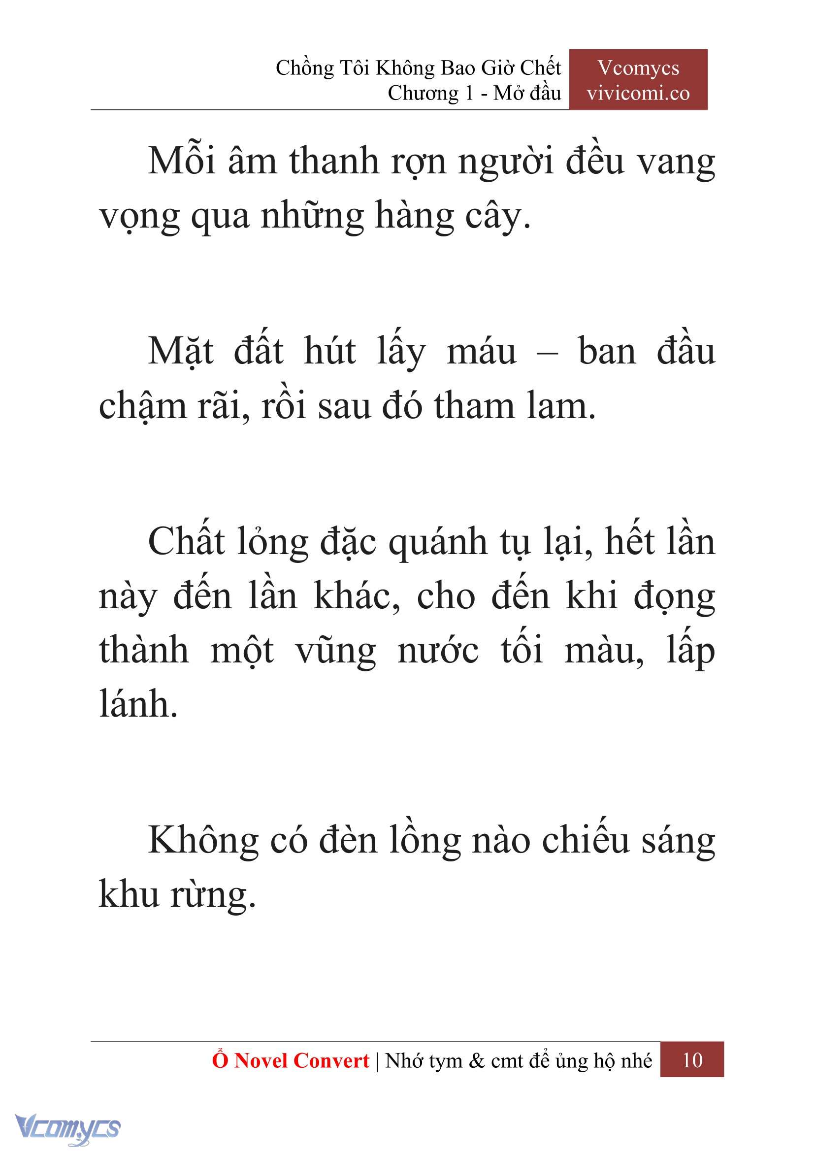 [Novel] Chồng Tôi Không Bao Giờ Chết Chap 1 - Trang 2