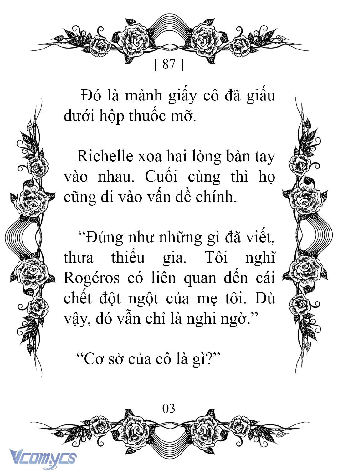 [Novel] Chào Mừng Đến Với Dinh Thự Hoa Hồng Chap 87 - Trang 2