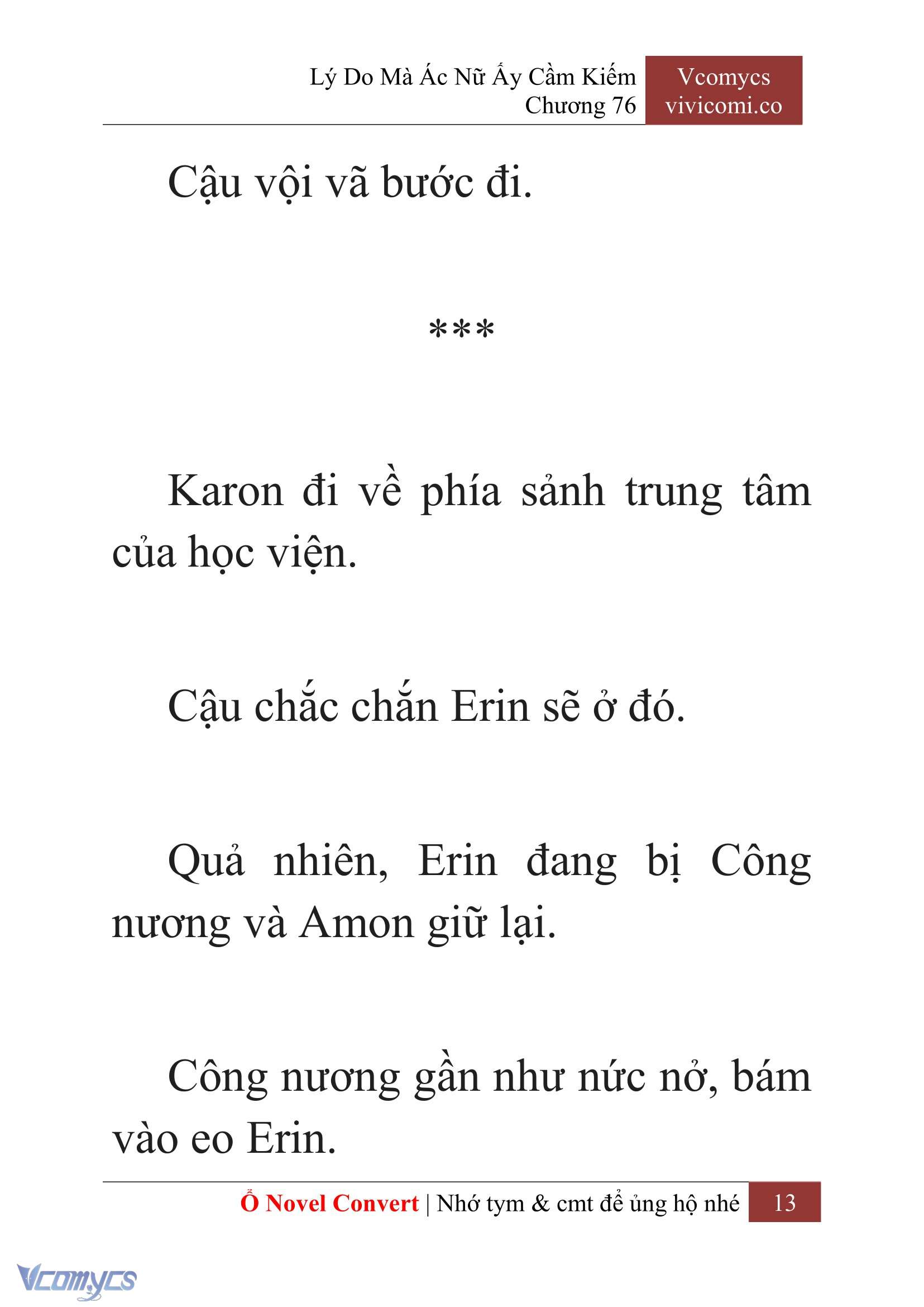 [Novel] Lý Do Mà Ác Nữ Ấy Cầm Kiếm Chap 76 - Trang 2