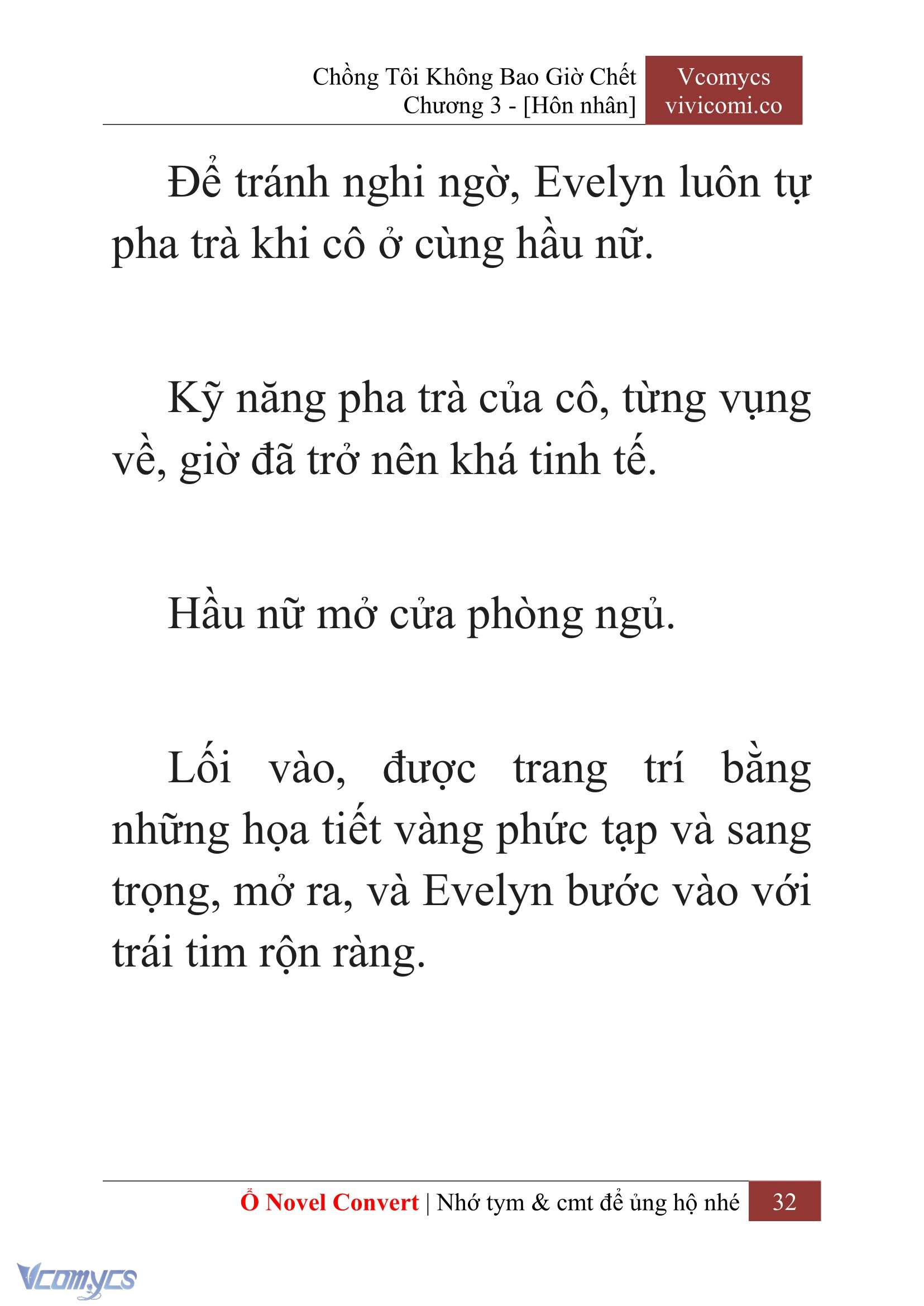 [Novel] Chồng Tôi Không Bao Giờ Chết Chap 3 - Trang 2