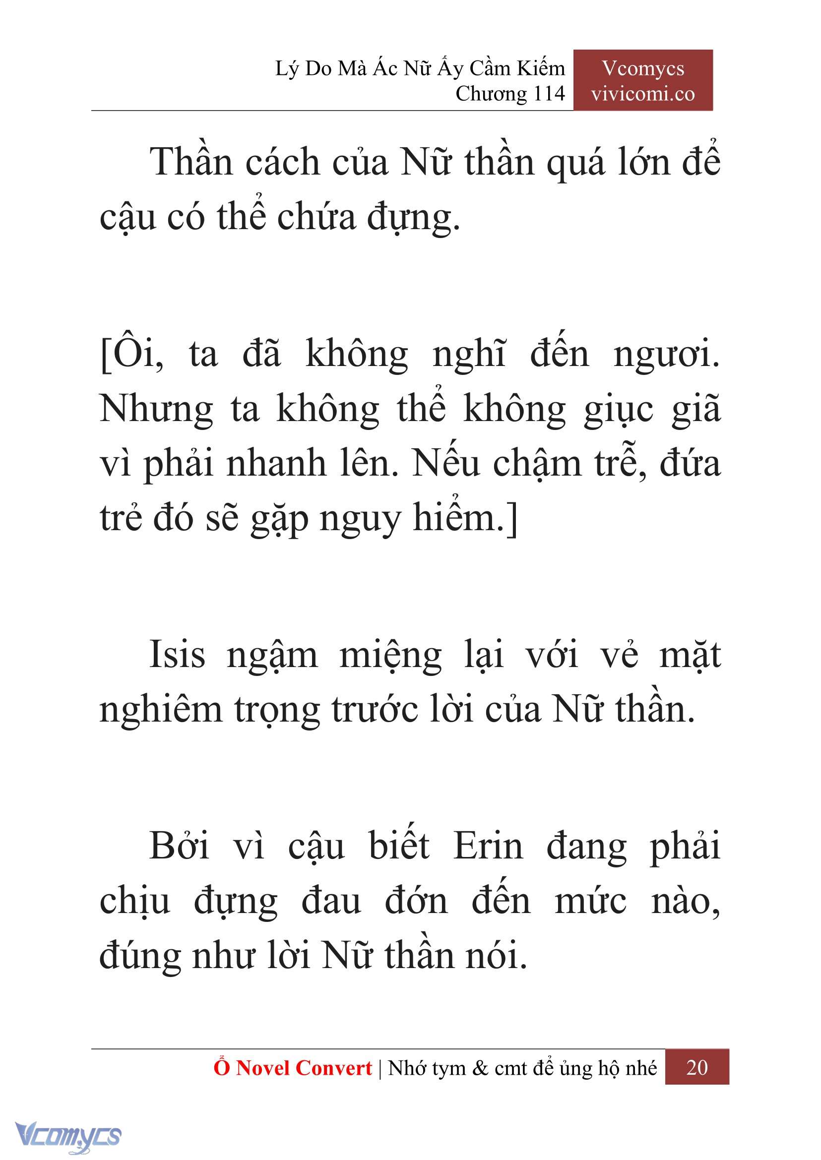 [Novel] Lý Do Mà Ác Nữ Ấy Cầm Kiếm Chap 114 - Next Chap 115