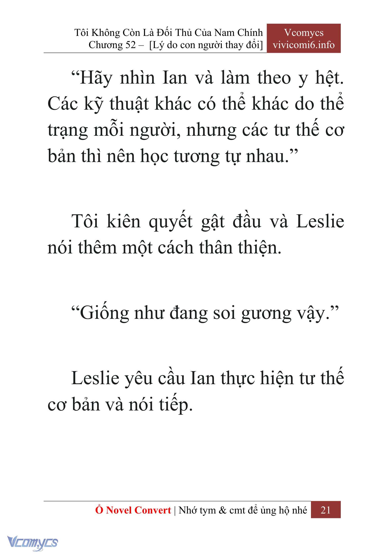 [Novel] Tôi Không Còn Là Đối Thủ Của Nam Chính Chap 52 - Trang 2