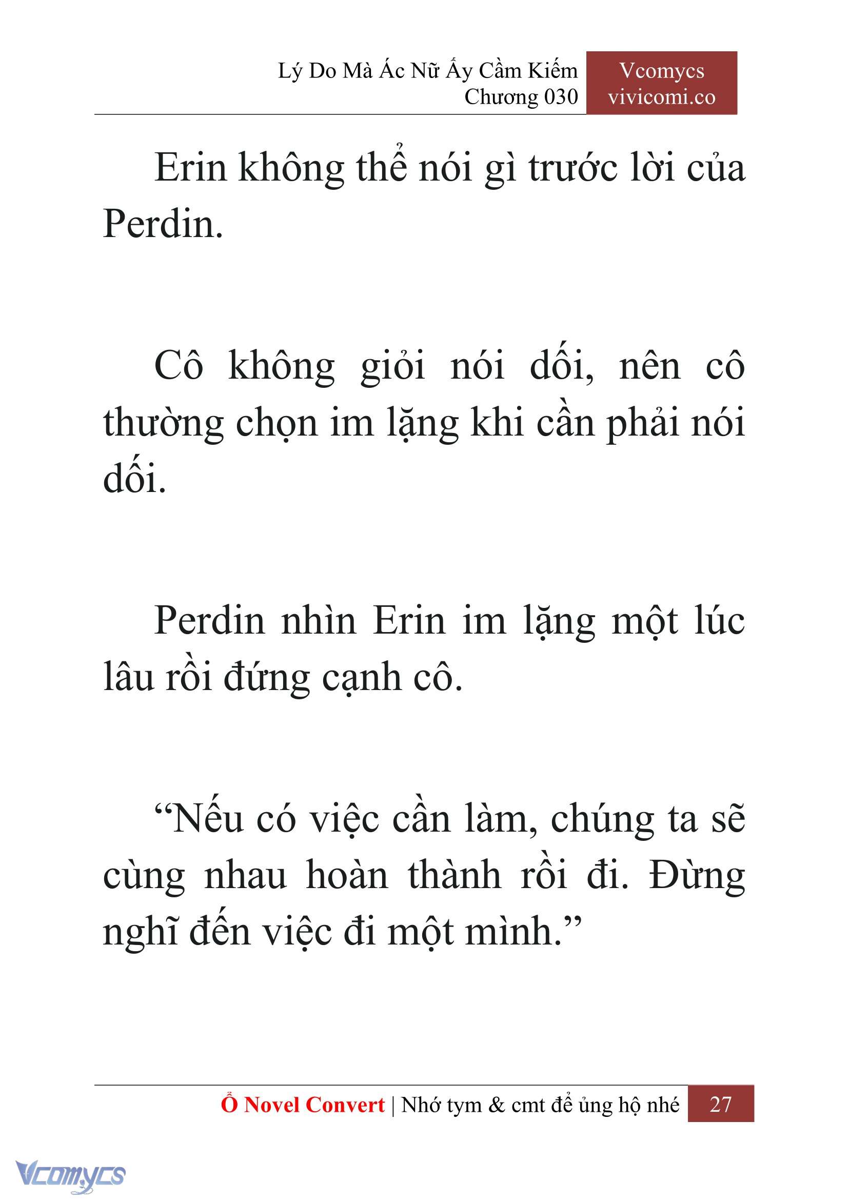 [Novel] Lý Do Mà Ác Nữ Ấy Cầm Kiếm Chap 30 - Trang 2