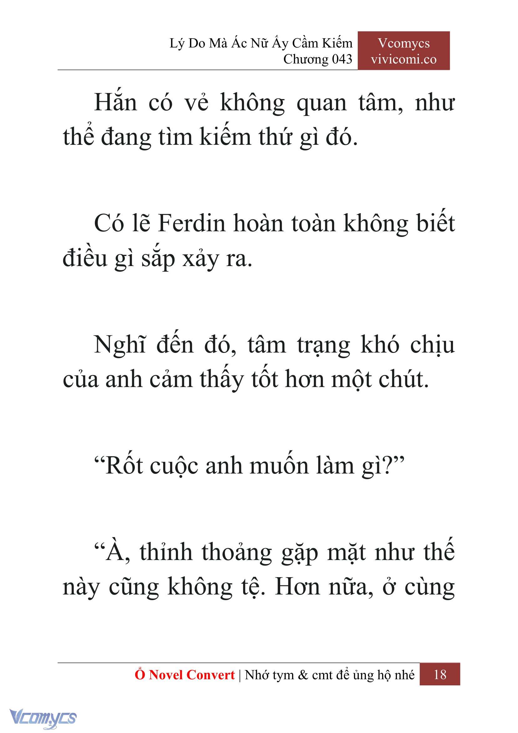 [Novel] Lý Do Mà Ác Nữ Ấy Cầm Kiếm Chap 43 - Next Chap 44