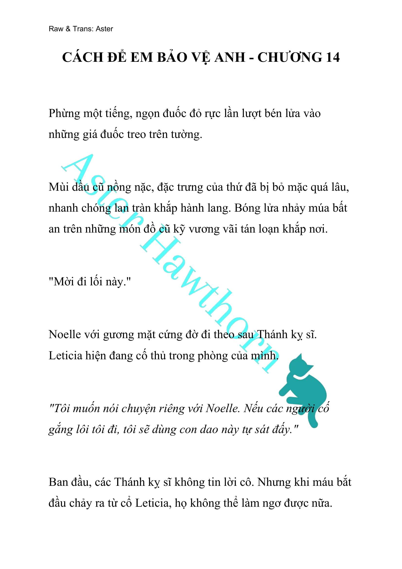 [NOVEL] Cách Để Em Bảo Vệ Anh Chap 14 - Trang 2