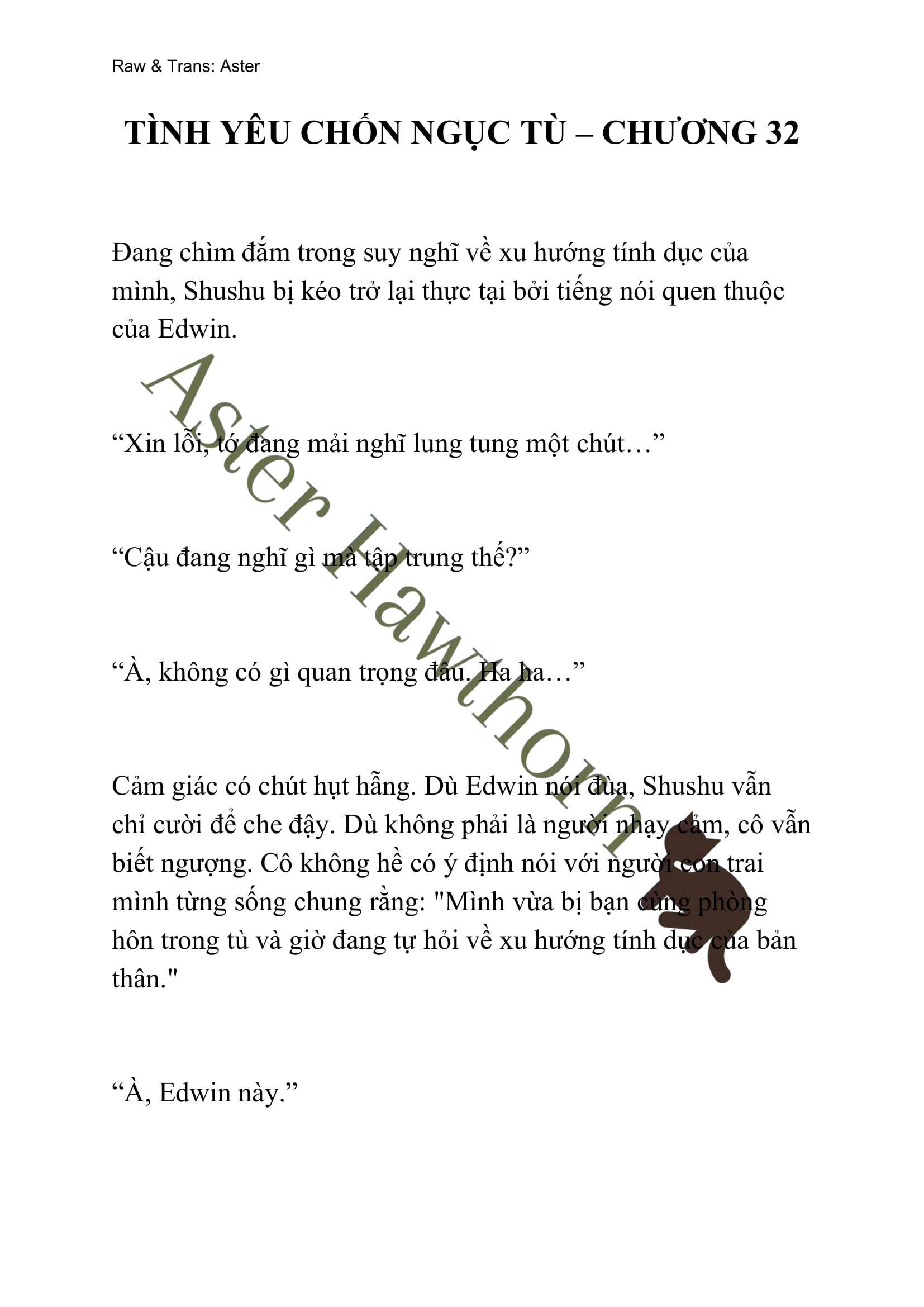 [NOVEL] Tình Yêu Chốn Ngục Tù Chap 32 - Trang 2