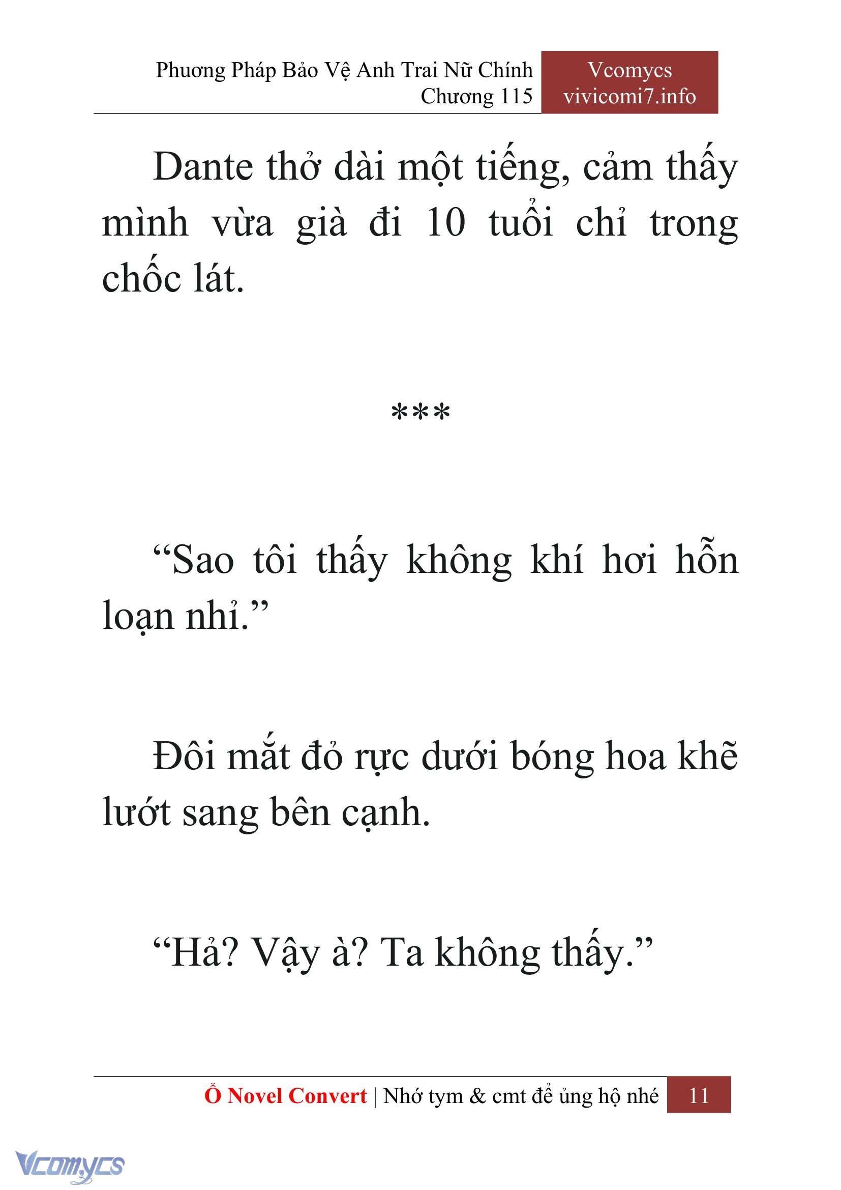 [Novel] Phương Pháp Bảo Vệ Anh Trai Nữ Chính Chap 115 - Trang 2