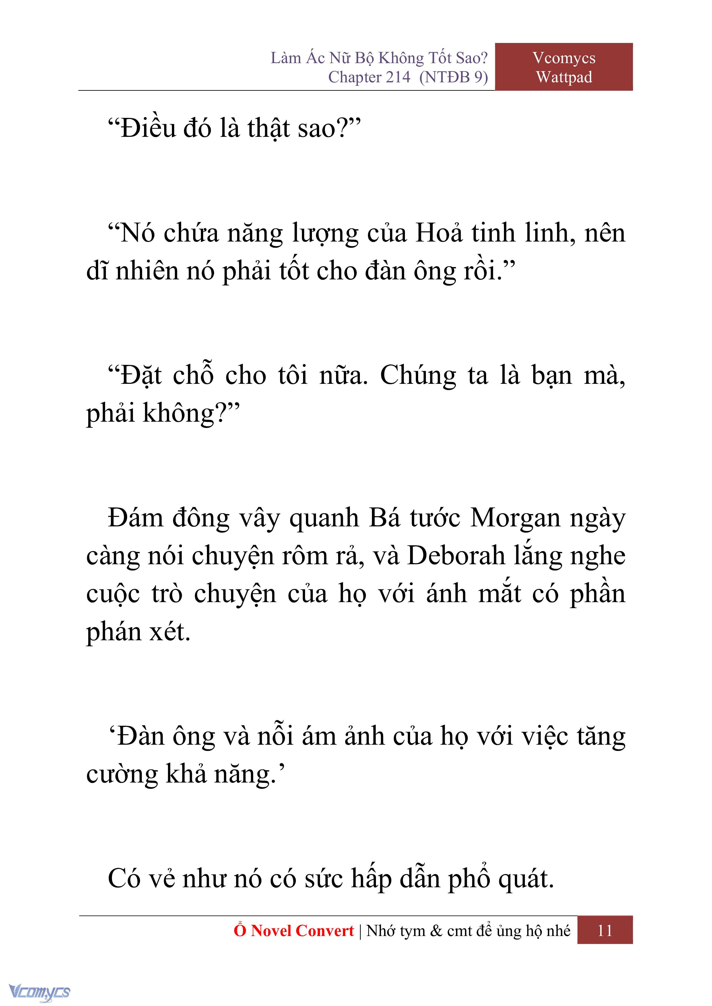 [Novel] Làm Ác Nữ Bộ Không Tốt Sao? Chap 214 - Trang 2