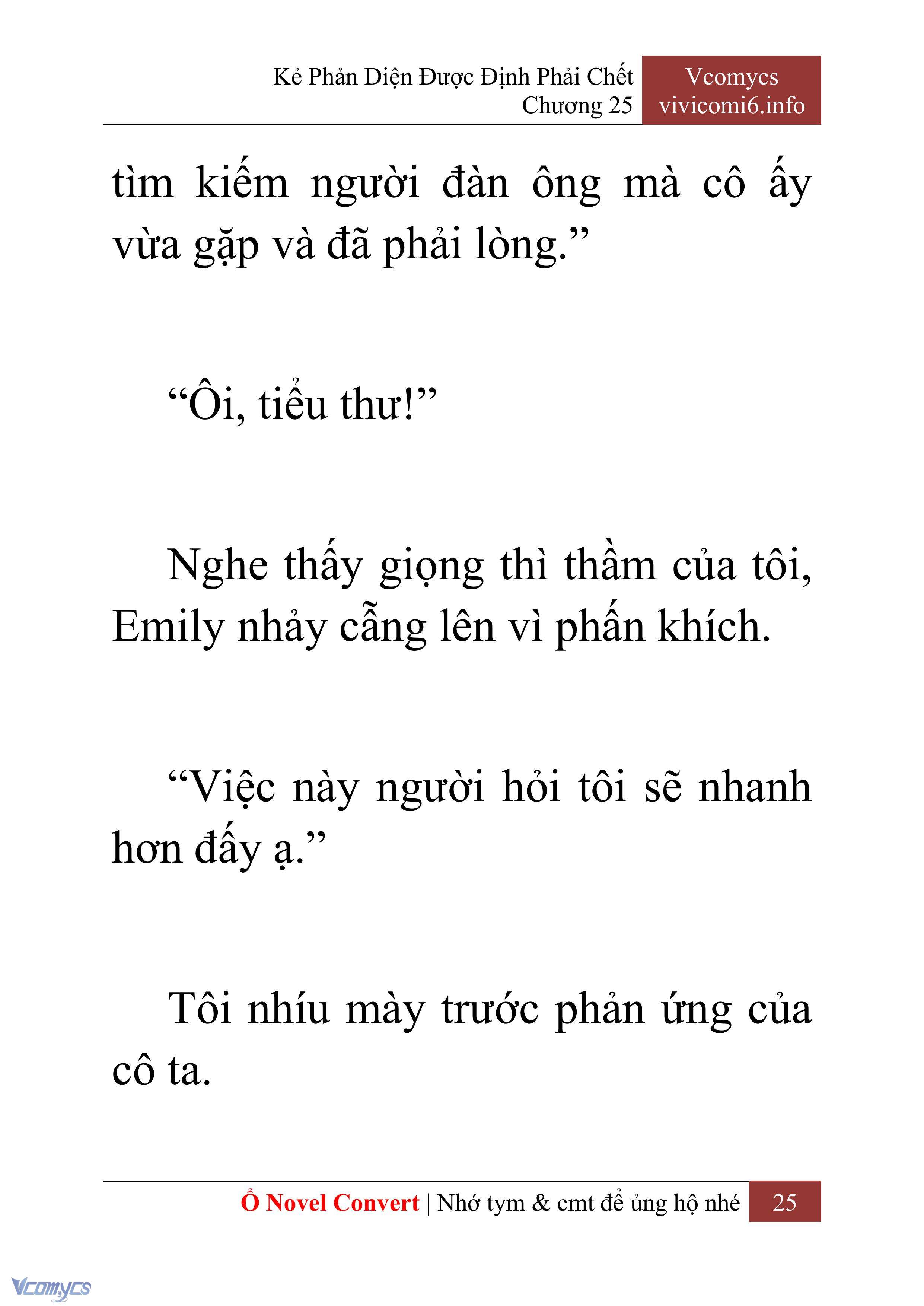 [Novel] Kẻ Phản Diện Được Định Phải Chết Chap 25 - Trang 2