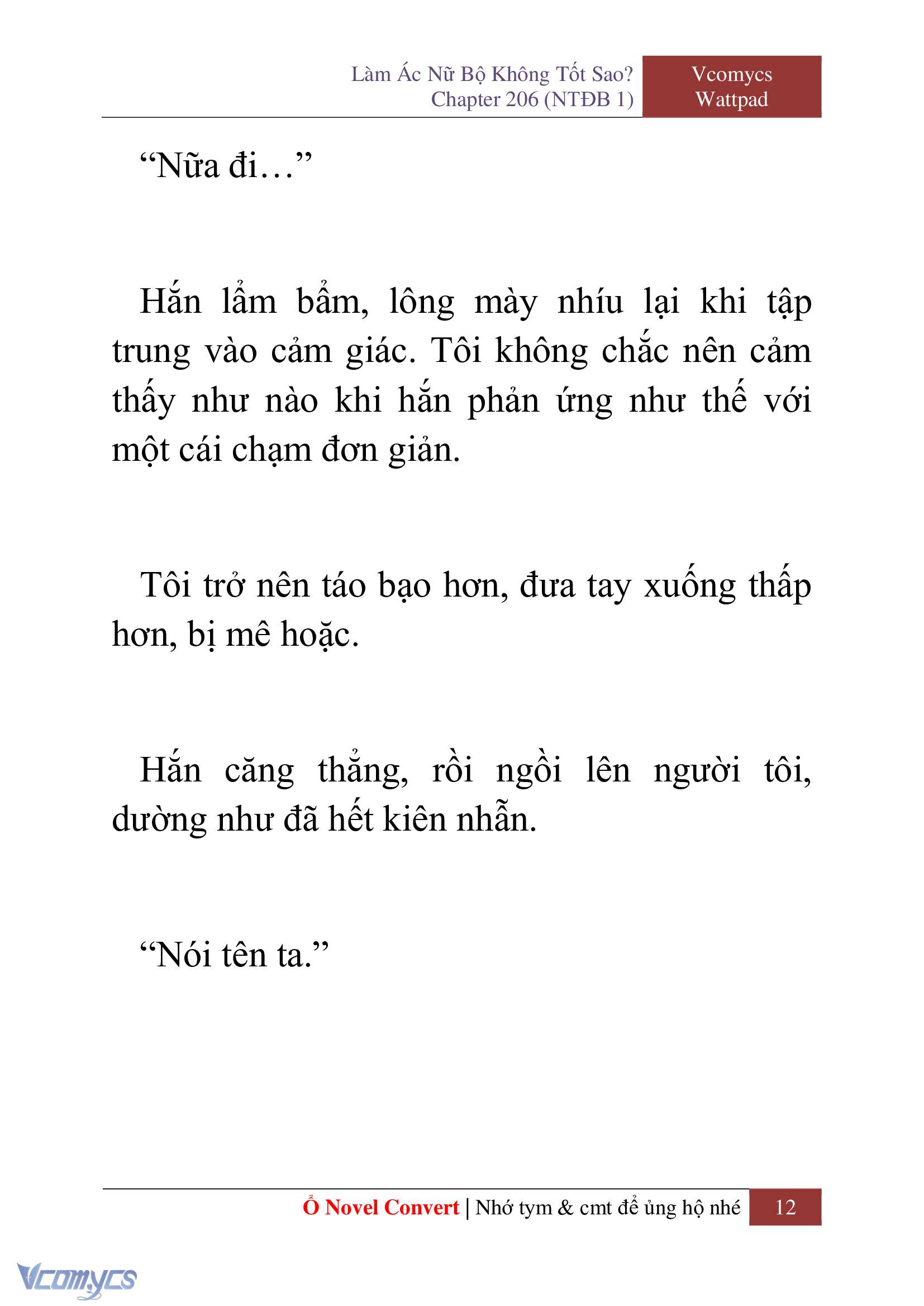 [Novel] Làm Ác Nữ Bộ Không Tốt Sao? Chap 206 - Trang 2