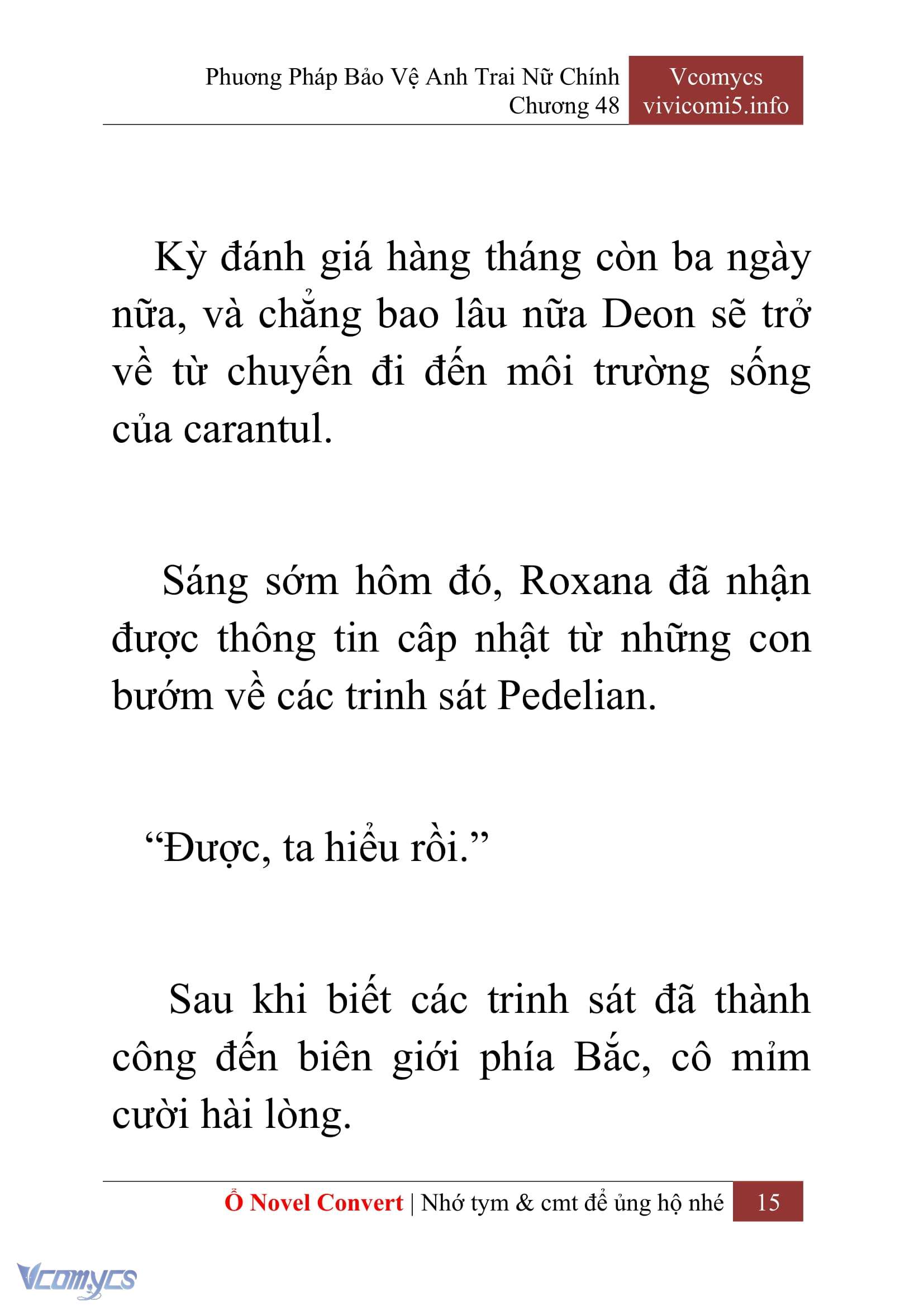 [Novel] Phương Pháp Bảo Vệ Anh Trai Nữ Chính Chap 48 - Trang 2