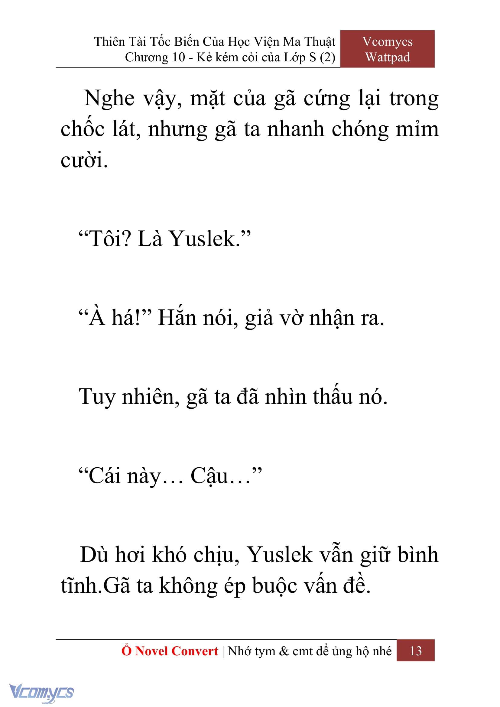 [Novel] Thiên Tài Tốc Biến Của Học Viện Ma Thuật Chap 10 - Trang 2