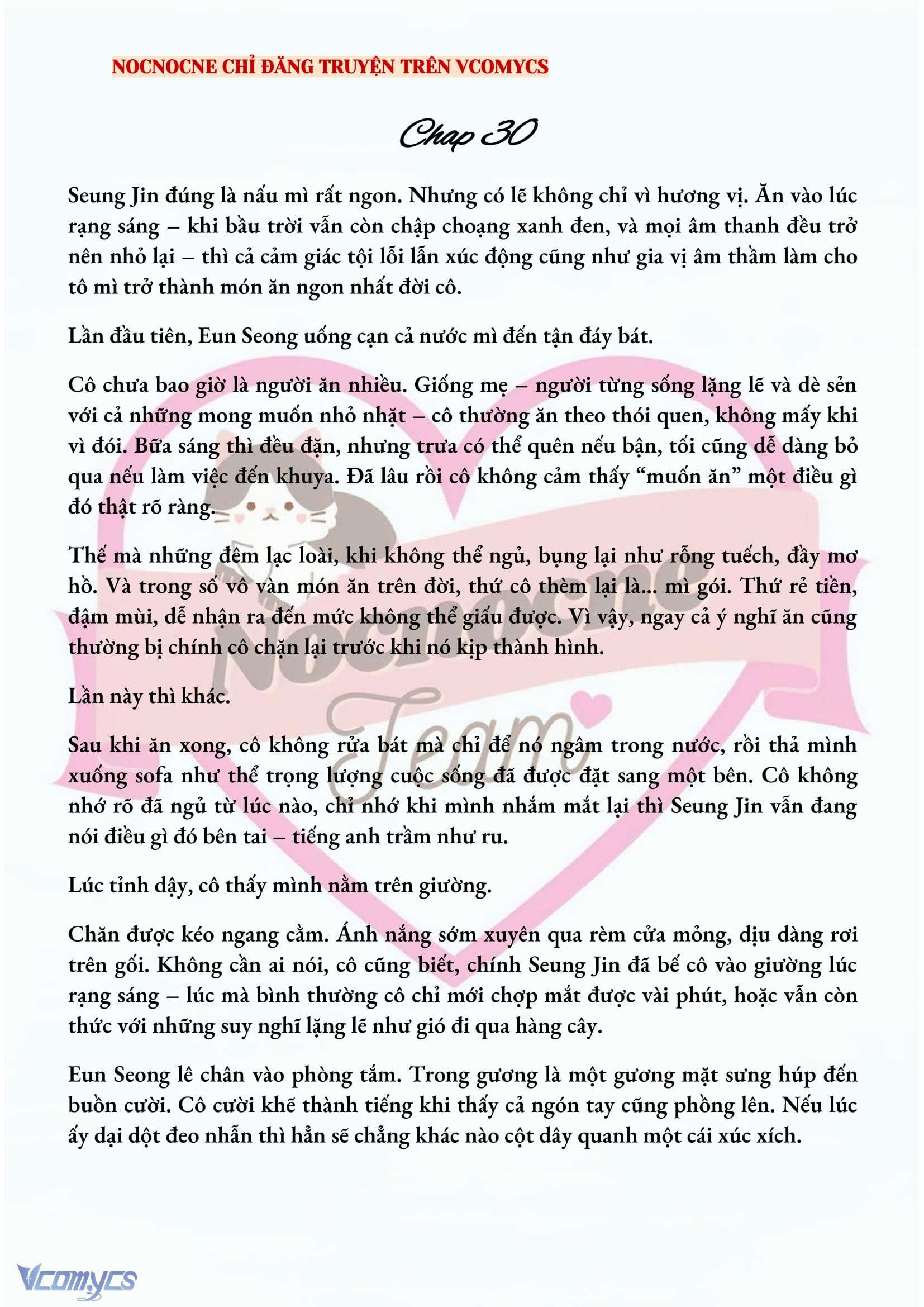 [NOVEL] CHÚNG TA KẾT THÚC VÀO MÙA THU Chap 30 - Next Chap 31