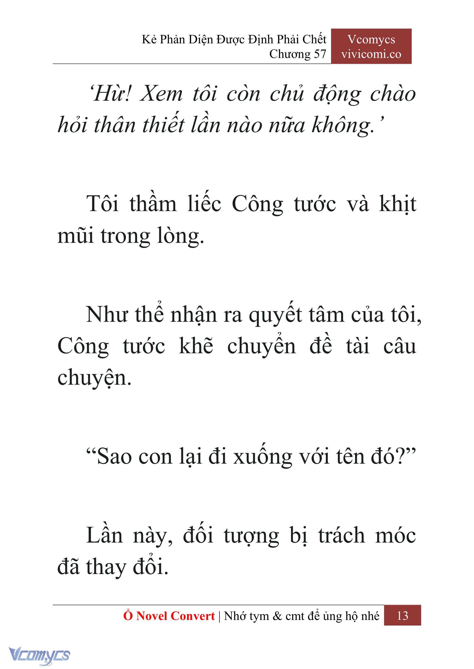 [Novel] Kẻ Phản Diện Được Định Phải Chết Chap 57 - Next Chap 58