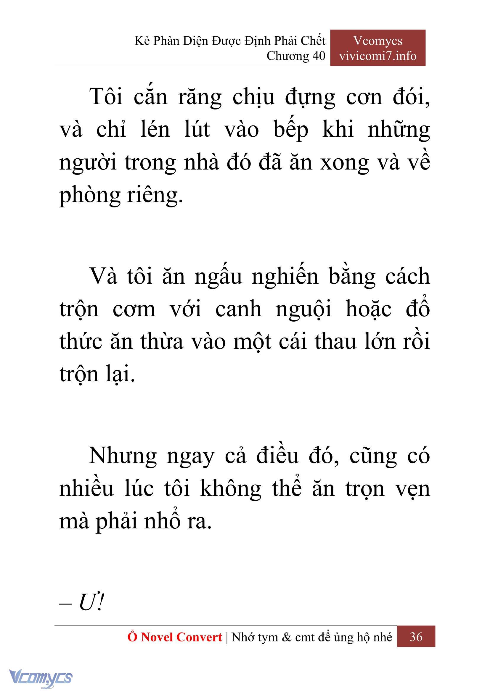 [Novel] Kẻ Phản Diện Được Định Phải Chết Chap 40 - Trang 2