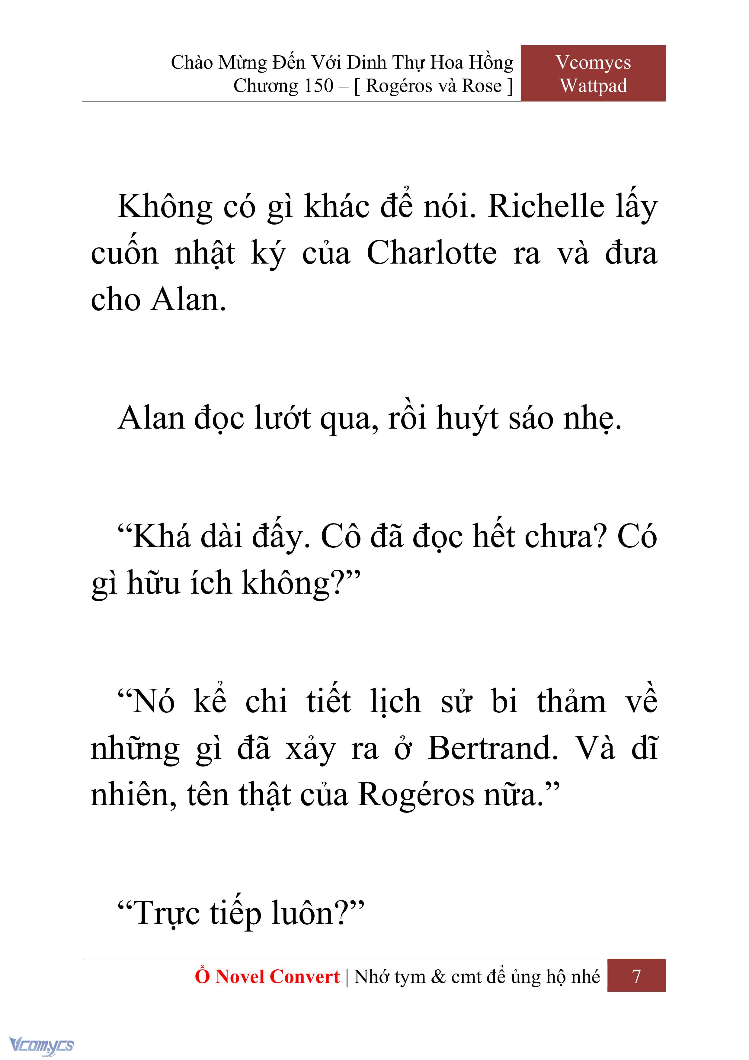 [Novel] Chào Mừng Đến Với Dinh Thự Hoa Hồng Chap 150 - Trang 2