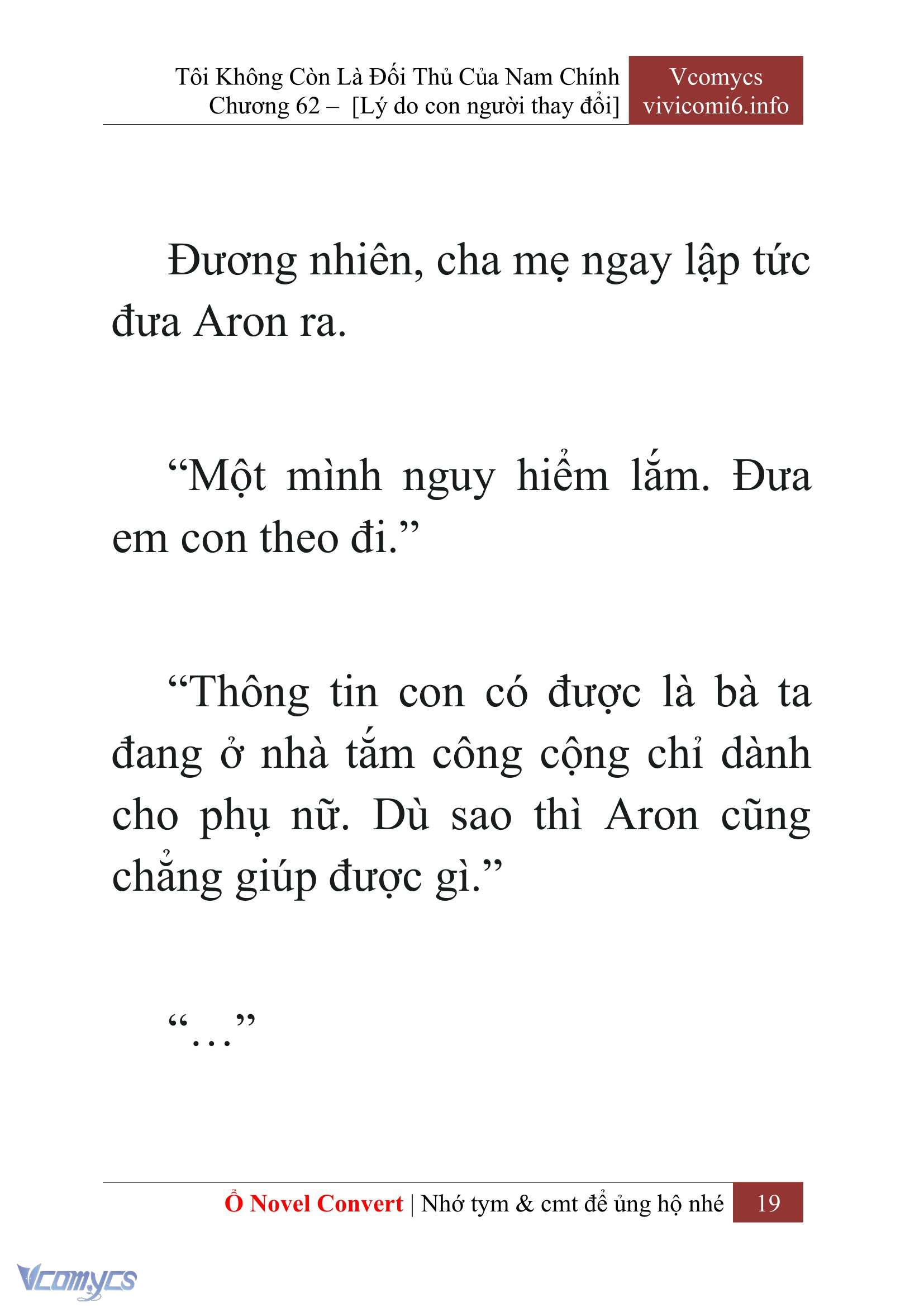 [Novel] Tôi Không Còn Là Đối Thủ Của Nam Chính Chap 62 - Trang 2