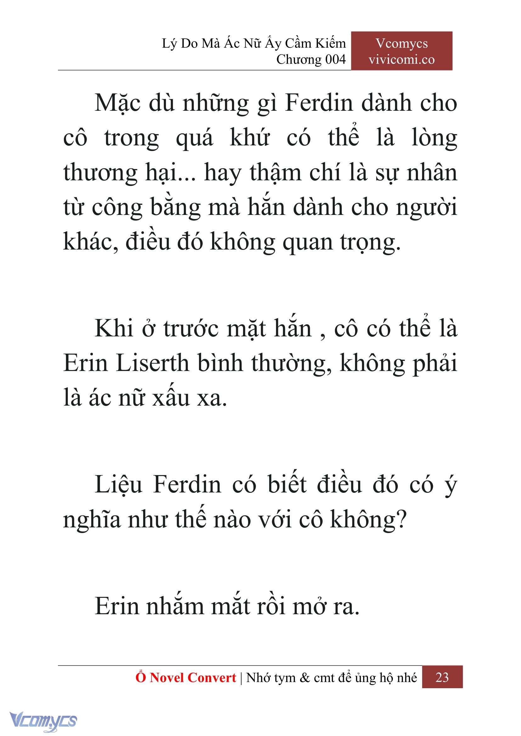 [Novel] Lý Do Mà Ác Nữ Ấy Cầm Kiếm Chap 4 - Trang 2