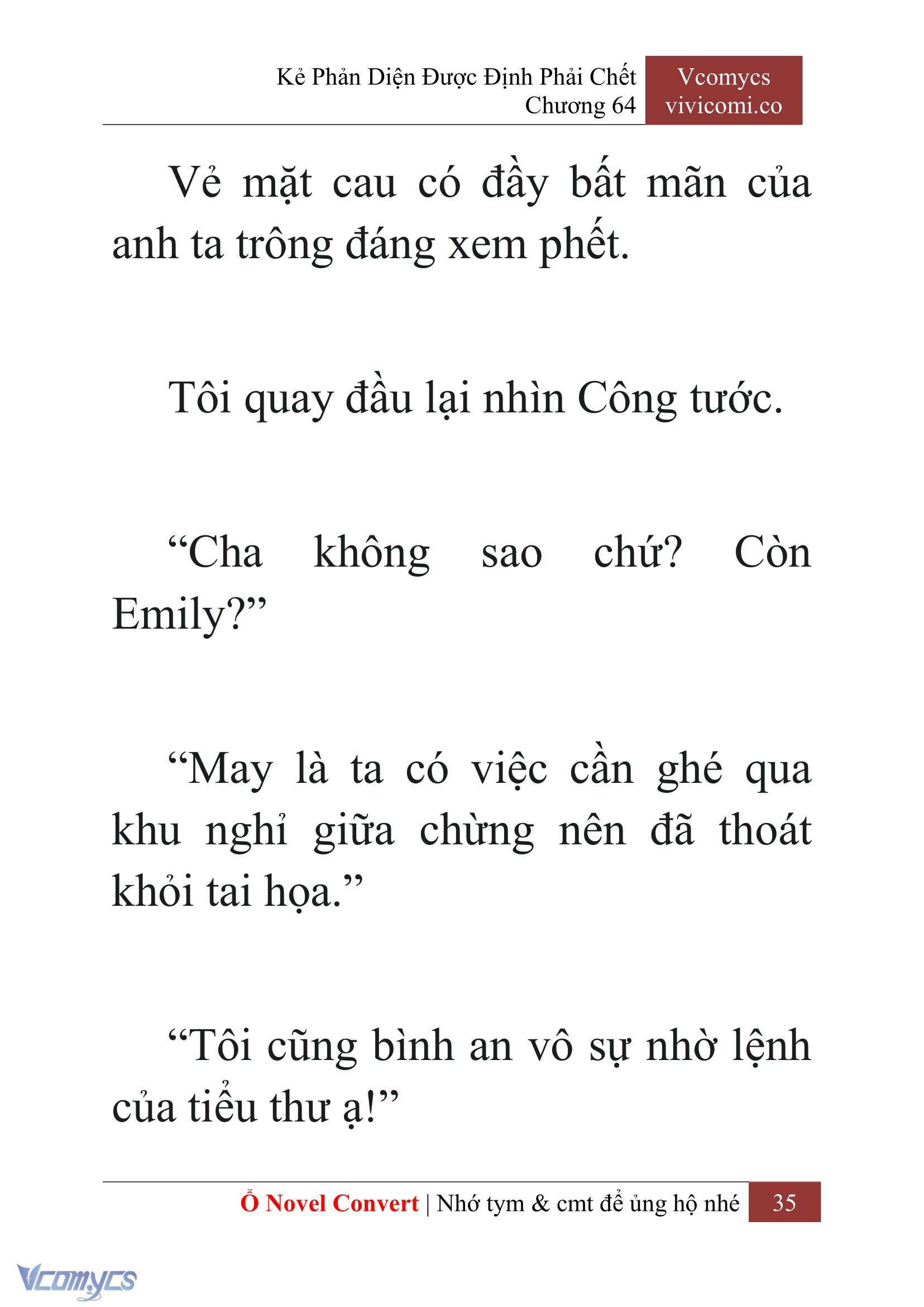 [Novel] Kẻ Phản Diện Được Định Phải Chết Chap 64 - Next 