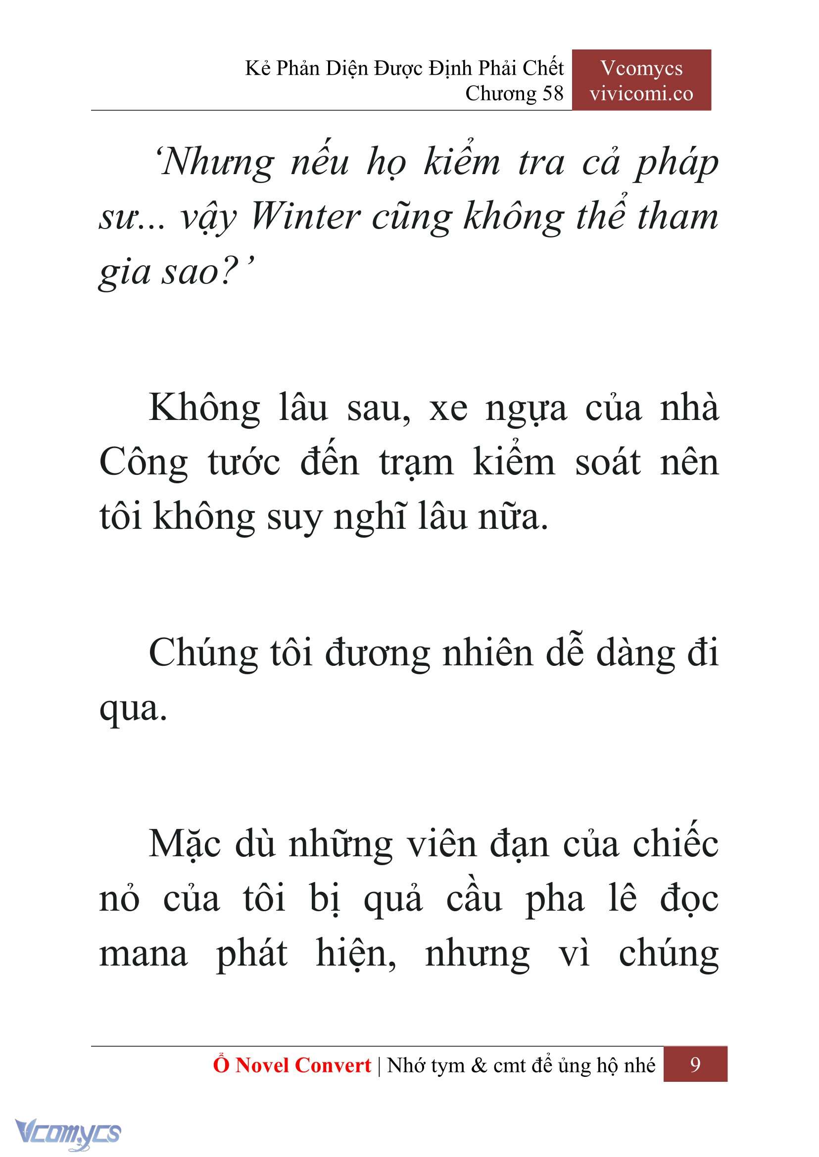 [Novel] Kẻ Phản Diện Được Định Phải Chết Chap 58 - Next Chap 59