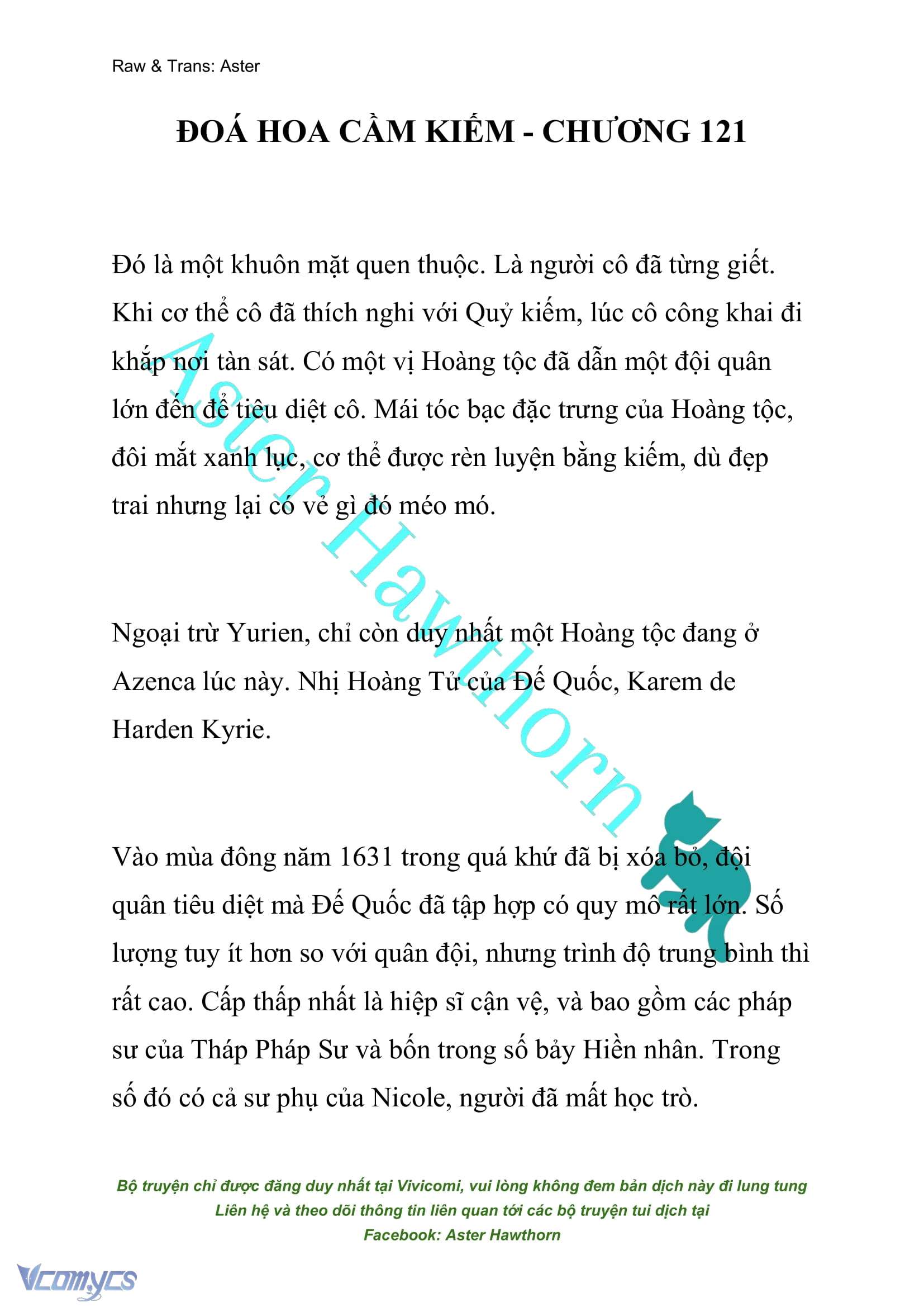 [NOVEL] Đóa Hoa Cầm Kiếm Chap 121 - Trang 2