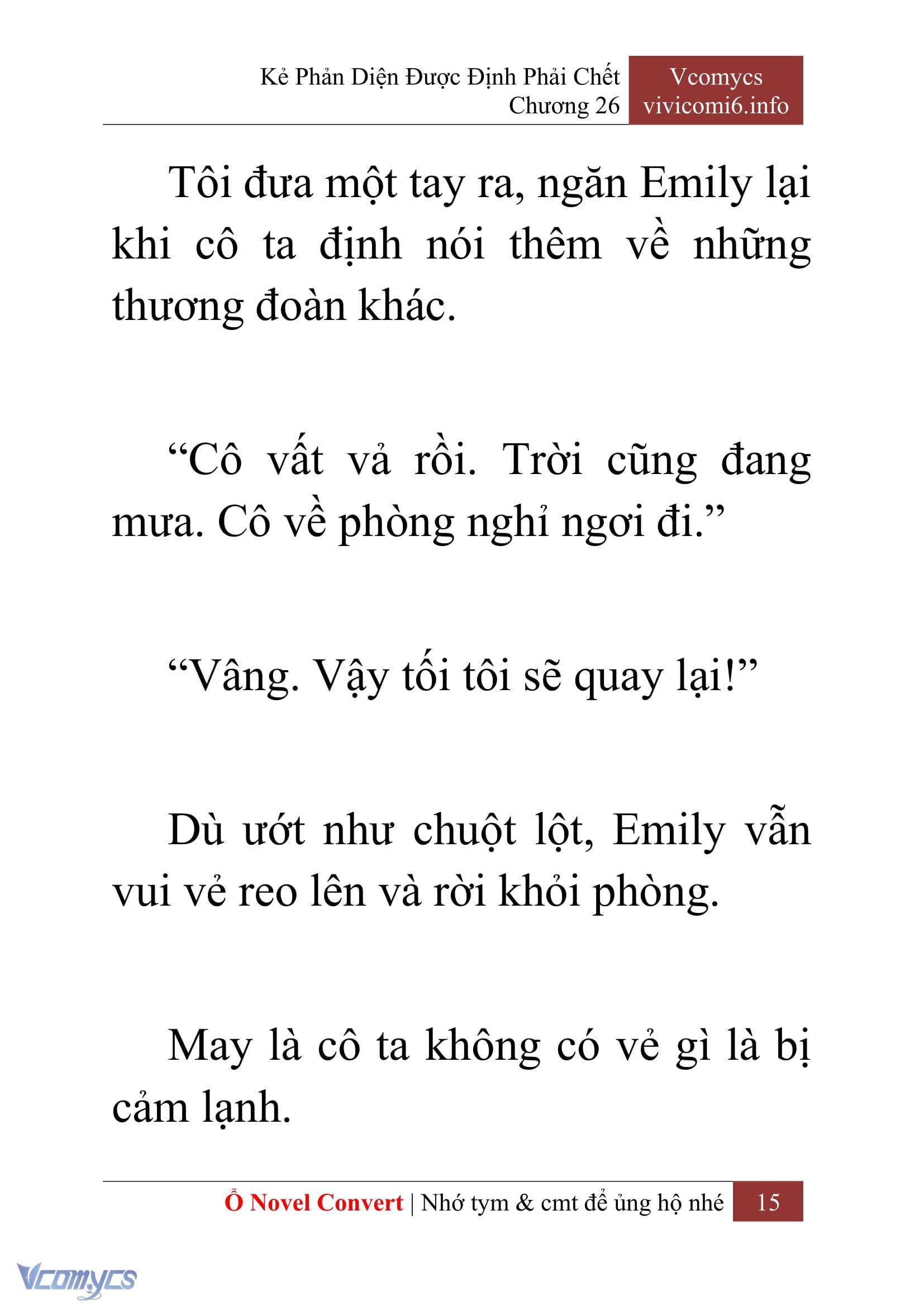 [Novel] Kẻ Phản Diện Được Định Phải Chết Chap 26 - Trang 2