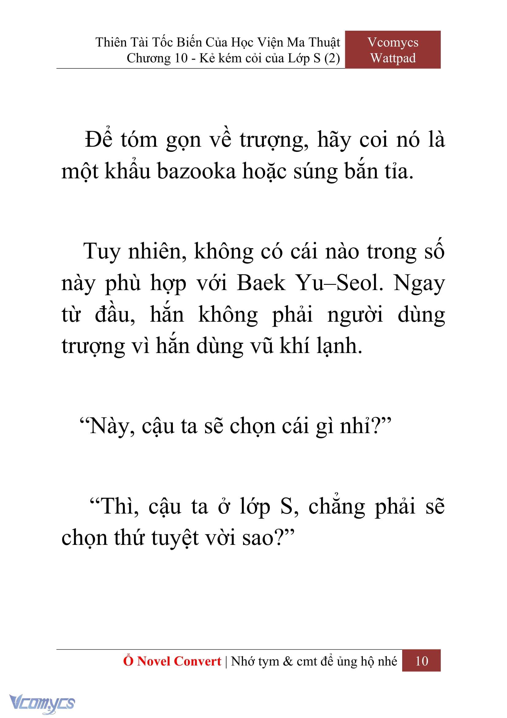 [Novel] Thiên Tài Tốc Biến Của Học Viện Ma Thuật Chap 10 - Trang 2