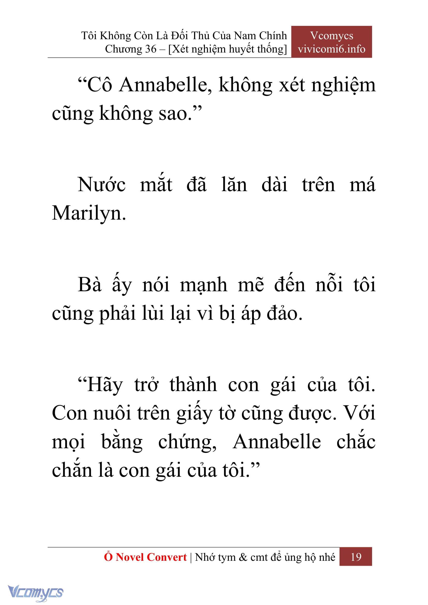 [Novel] Tôi Không Còn Là Đối Thủ Của Nam Chính Chap 36 - Trang 2