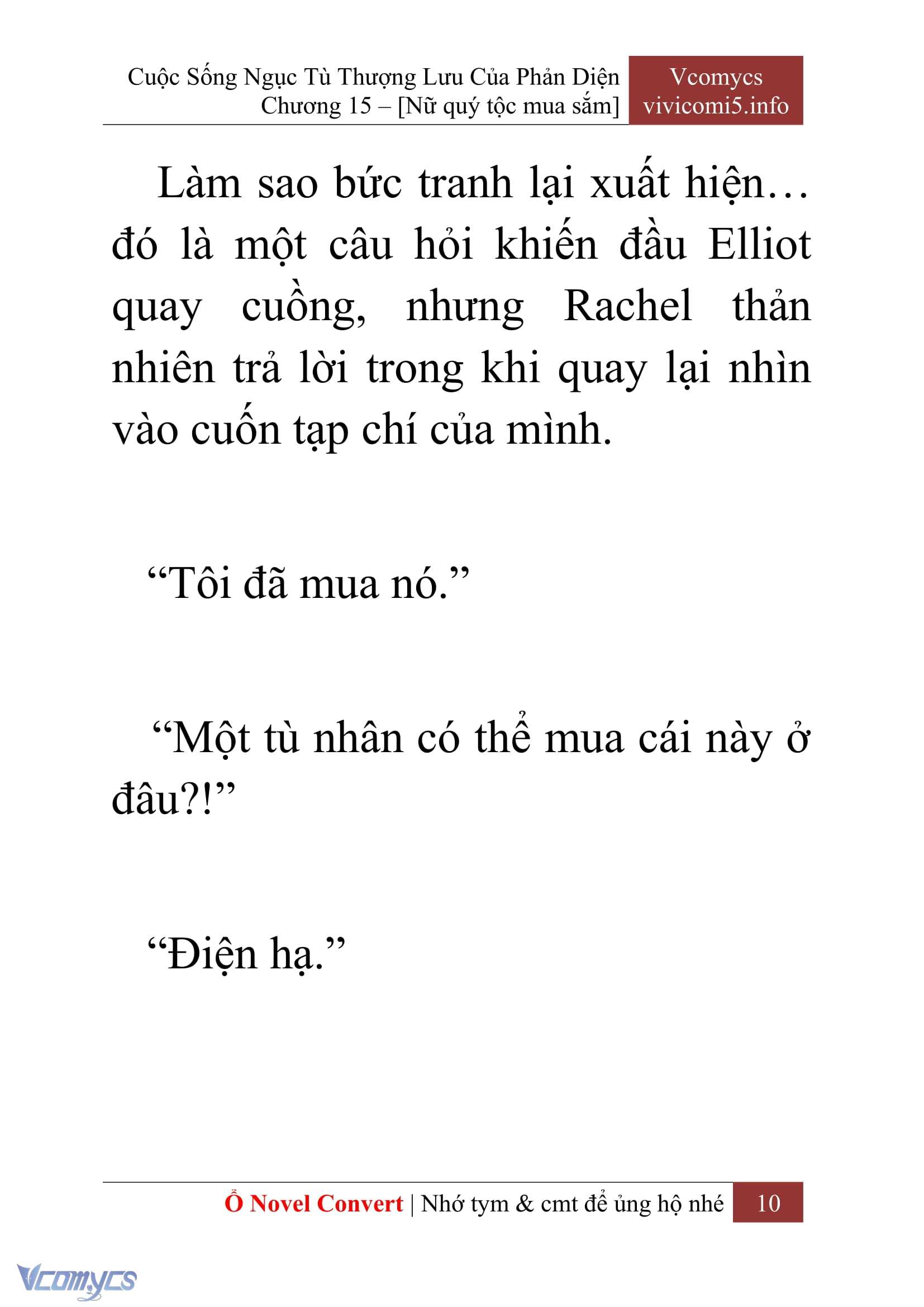 [Novel] Cuộc Sống Ngục Tù Thượng Lưu Của Nhân Vật Phản Diện Chap 15 - Trang 2