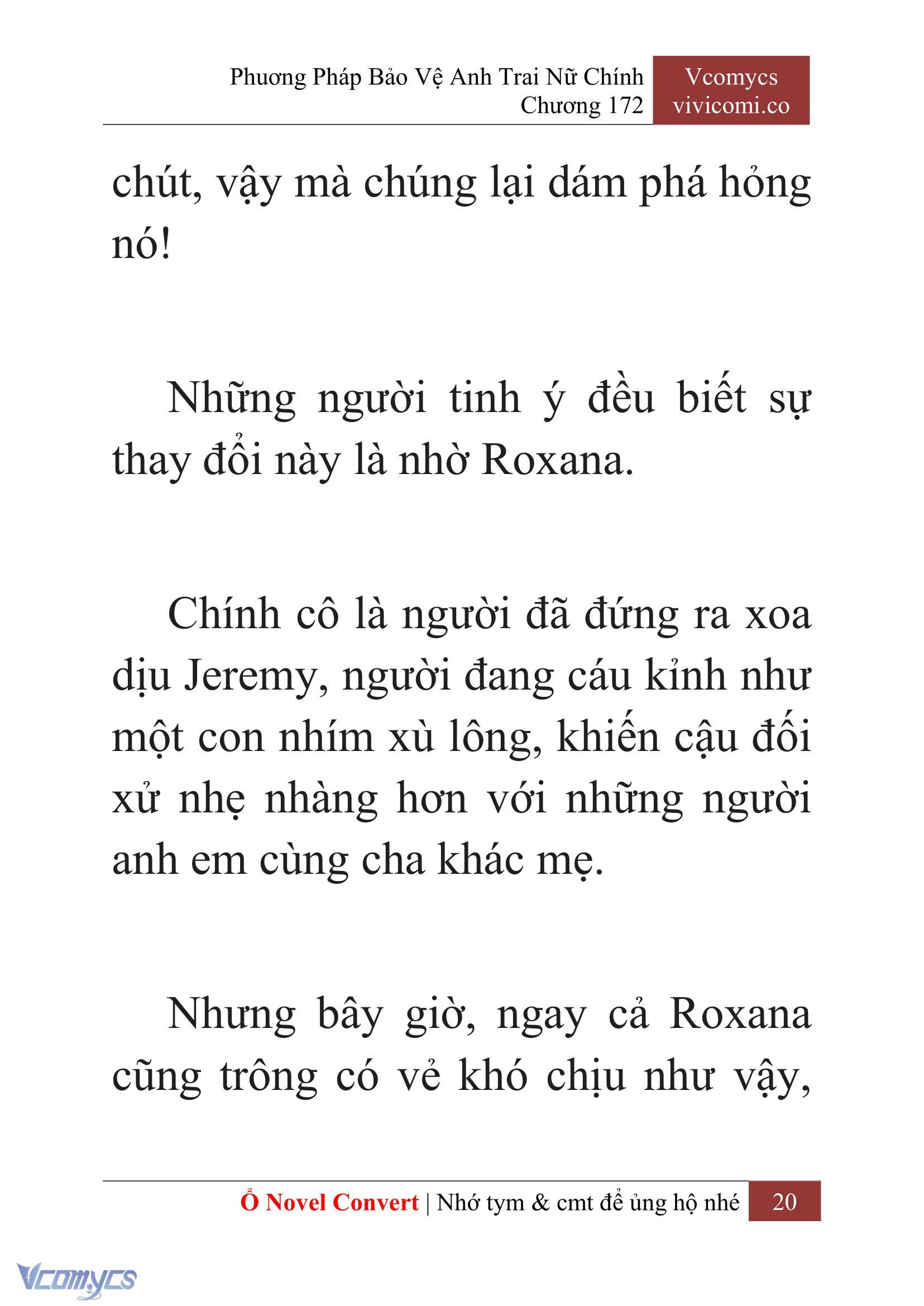 [Novel] Phương Pháp Bảo Vệ Anh Trai Nữ Chính Chap 172 - Trang 2