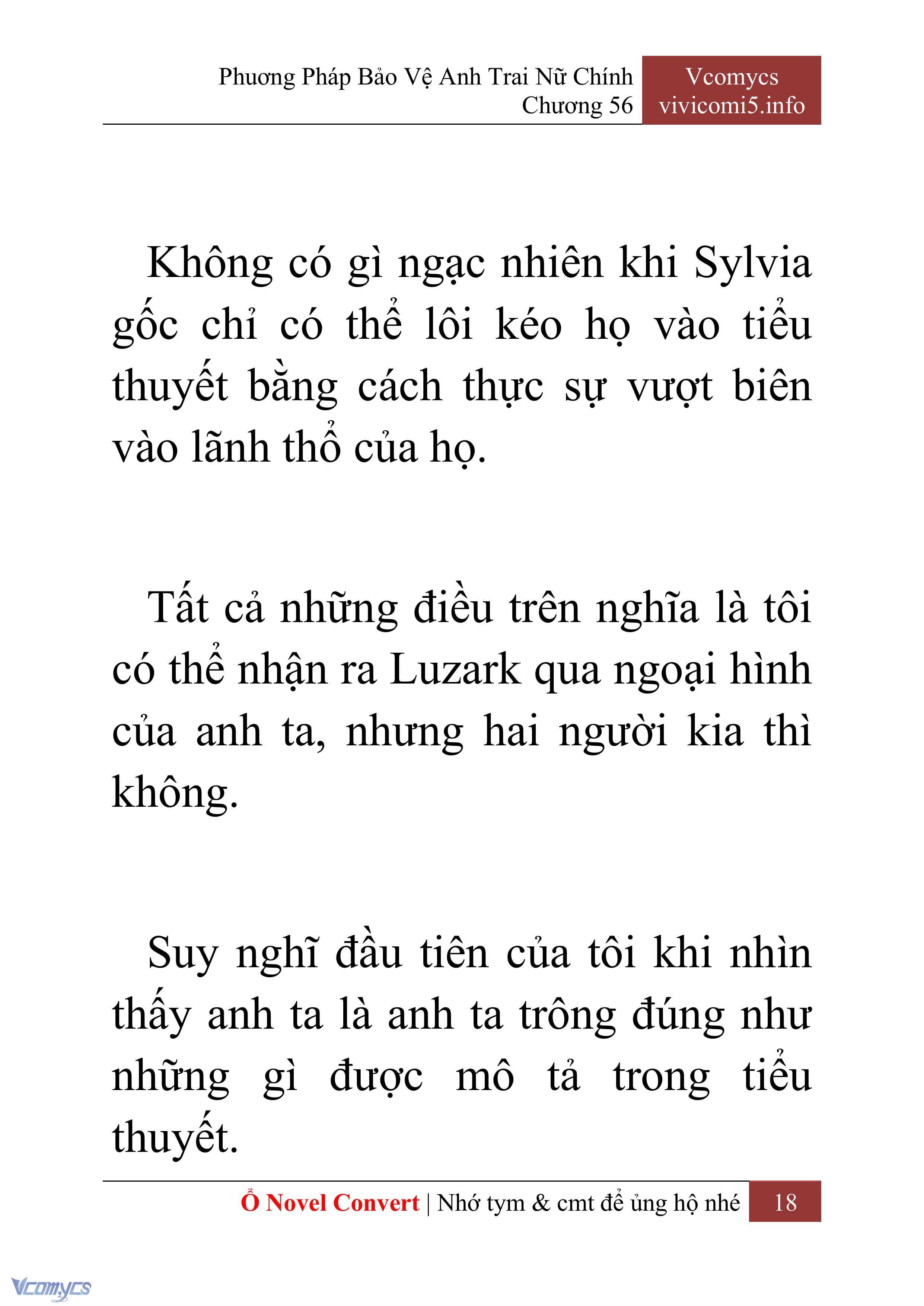 [Novel] Phương Pháp Bảo Vệ Anh Trai Nữ Chính Chap 56 - Trang 2