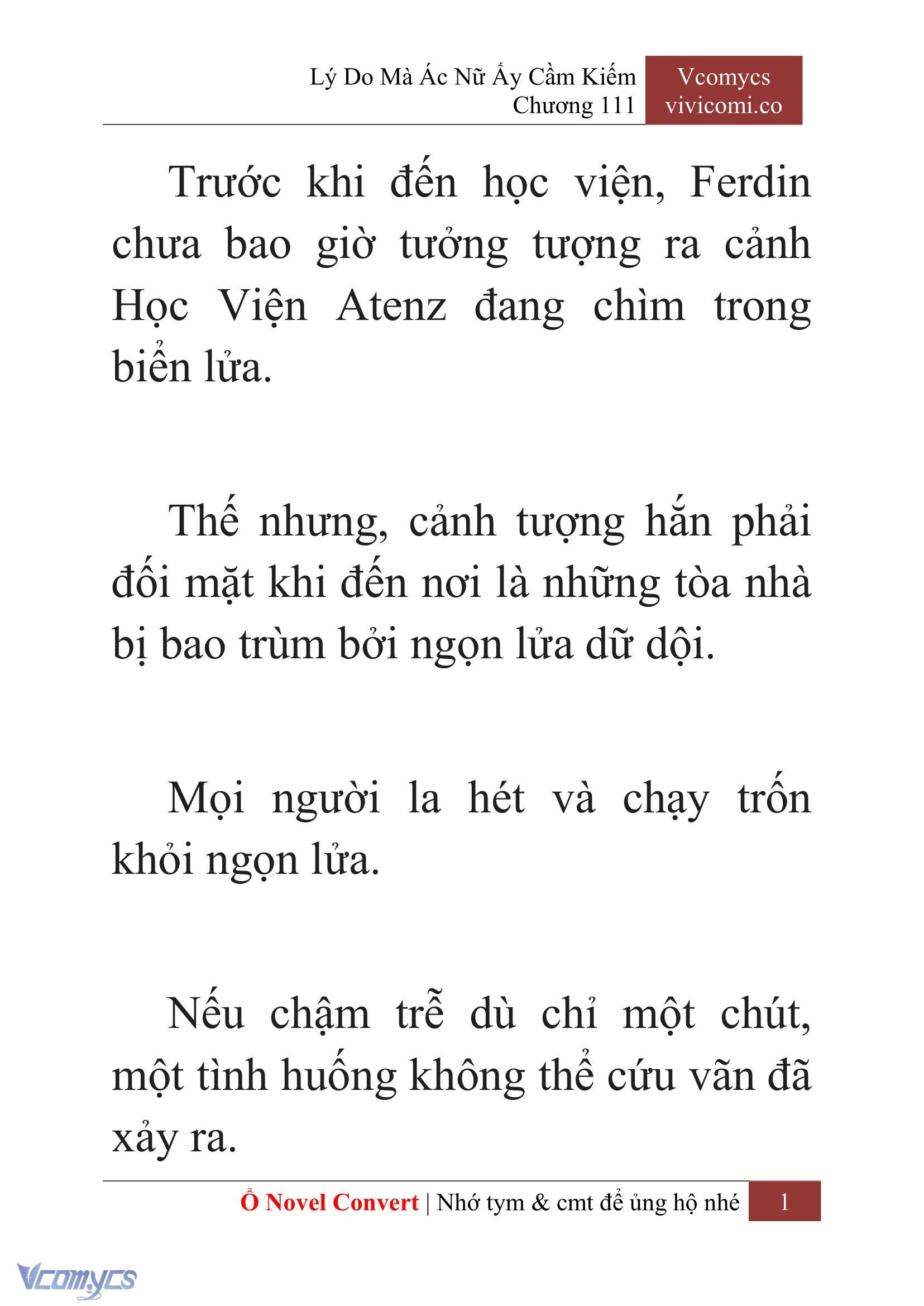 [Novel] Lý Do Mà Ác Nữ Ấy Cầm Kiếm Chap 111 - Trang 2
