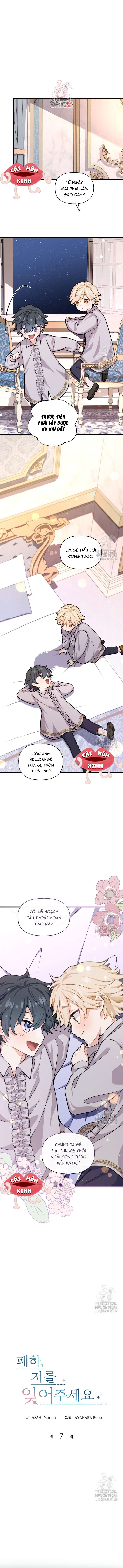 Bệ Hạ, Xin Hãy Quên Tôi Đi Chap 7 - Next Chap 8