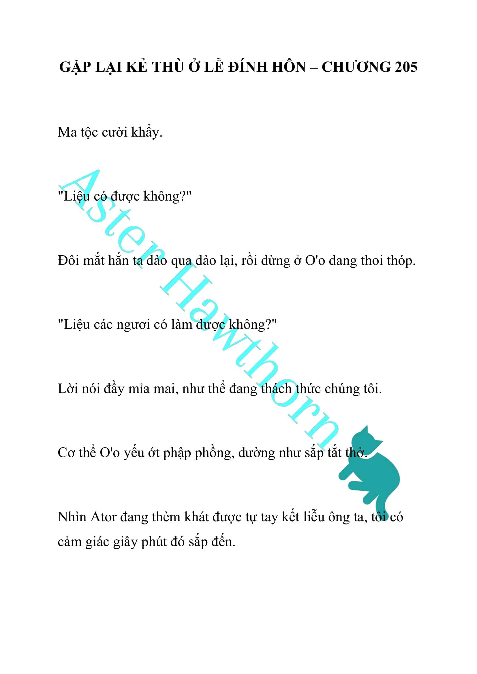 [NOVEL] Gặp Lại Kẻ Thù Ở Lễ Đính Hôn Chap 205 - Trang 2