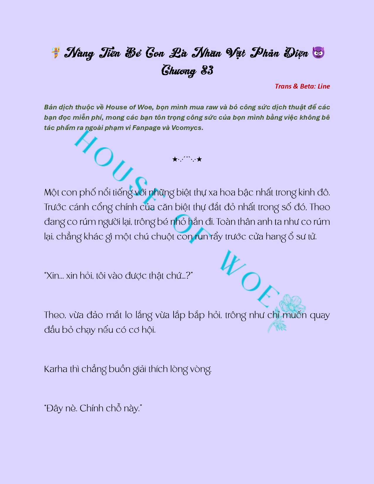 [NOVEL] NÀNG TIÊN BÉ CON LÀ NHÂN VẬT PHẢN DIỆN Chap 83 - Next Chap 84