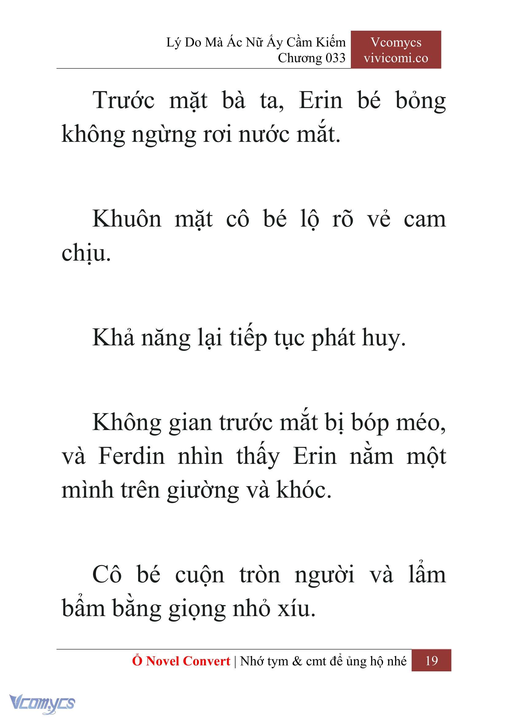 [Novel] Lý Do Mà Ác Nữ Ấy Cầm Kiếm Chap 33 - Next Chap 34