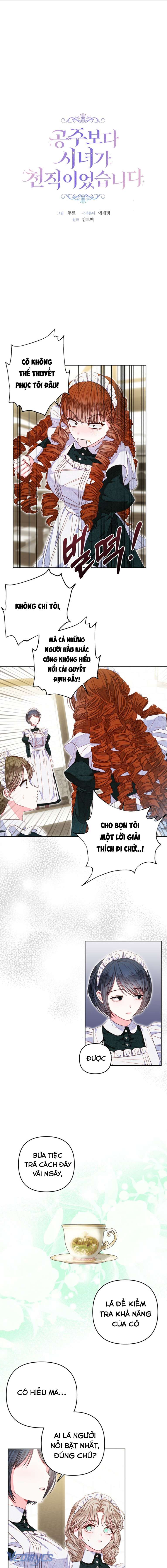 Trở Thành Hầu Gái Còn Hơn Làm Công Chúa Chap 10 - Trang 3