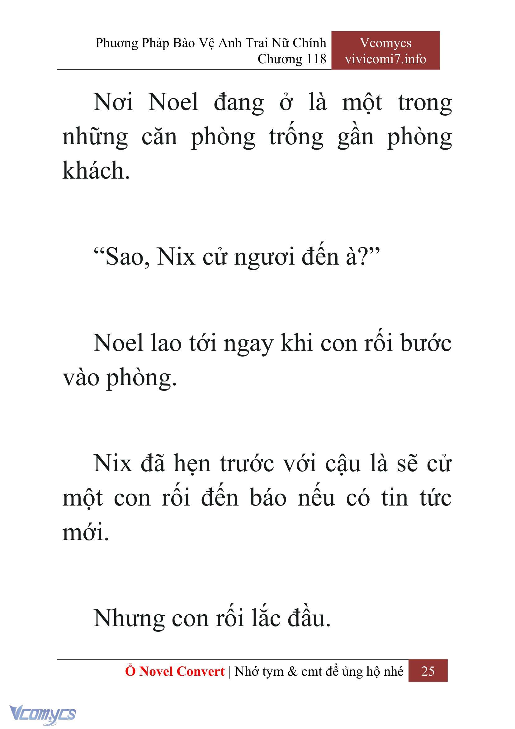 [Novel] Phương Pháp Bảo Vệ Anh Trai Nữ Chính Chap 118 - Trang 2
