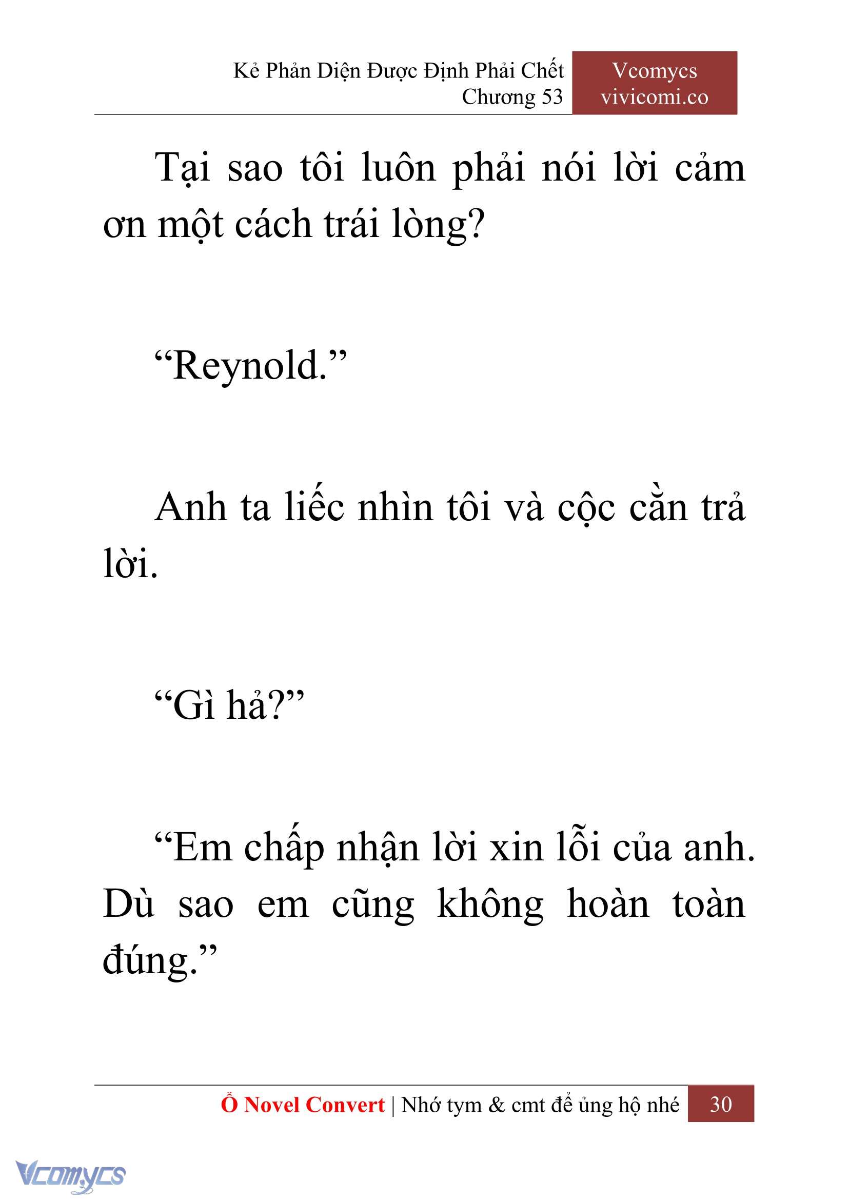 [Novel] Kẻ Phản Diện Được Định Phải Chết Chap 53 - Trang 2