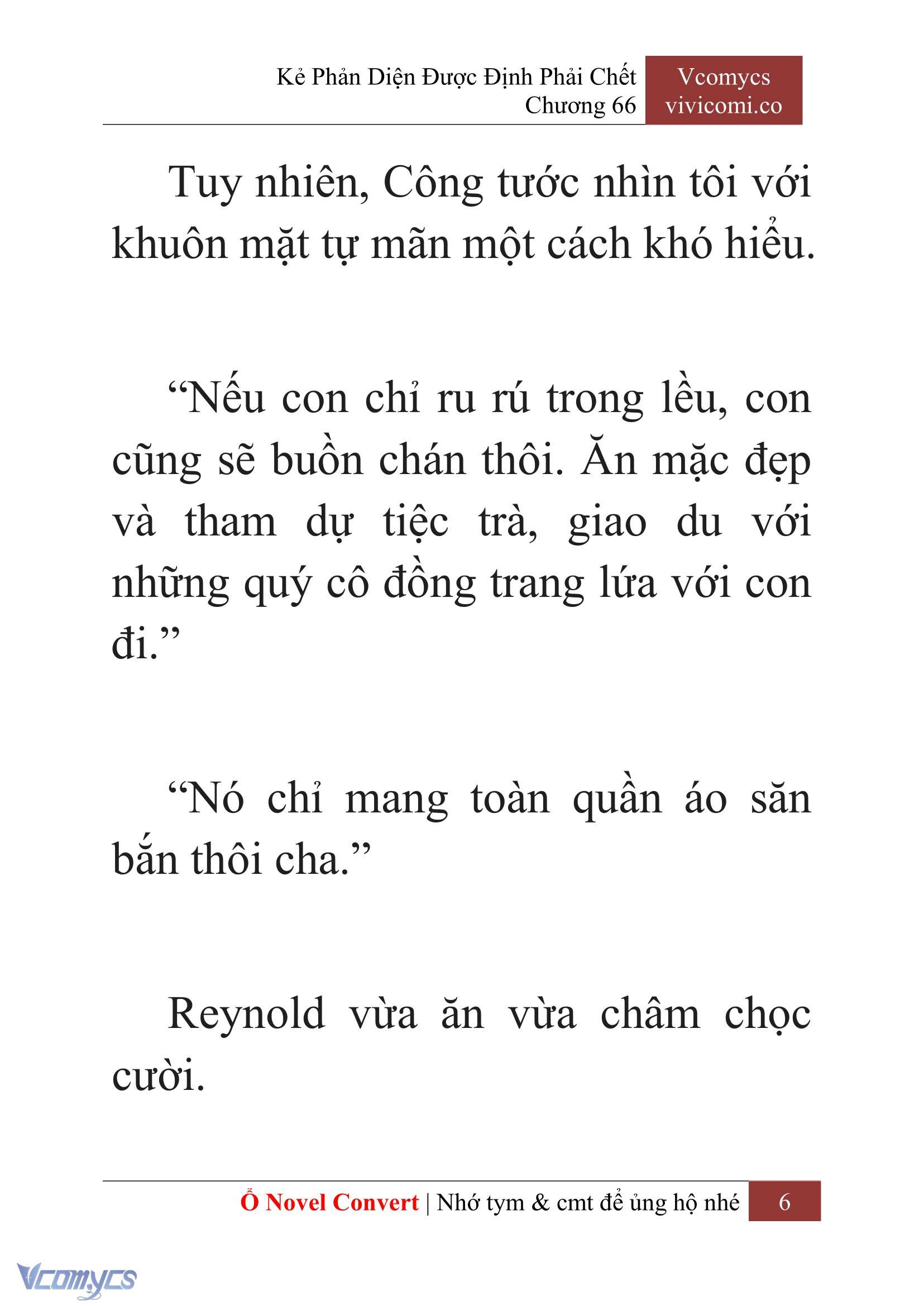 [Novel] Kẻ Phản Diện Được Định Phải Chết Chap 66 - Trang 2