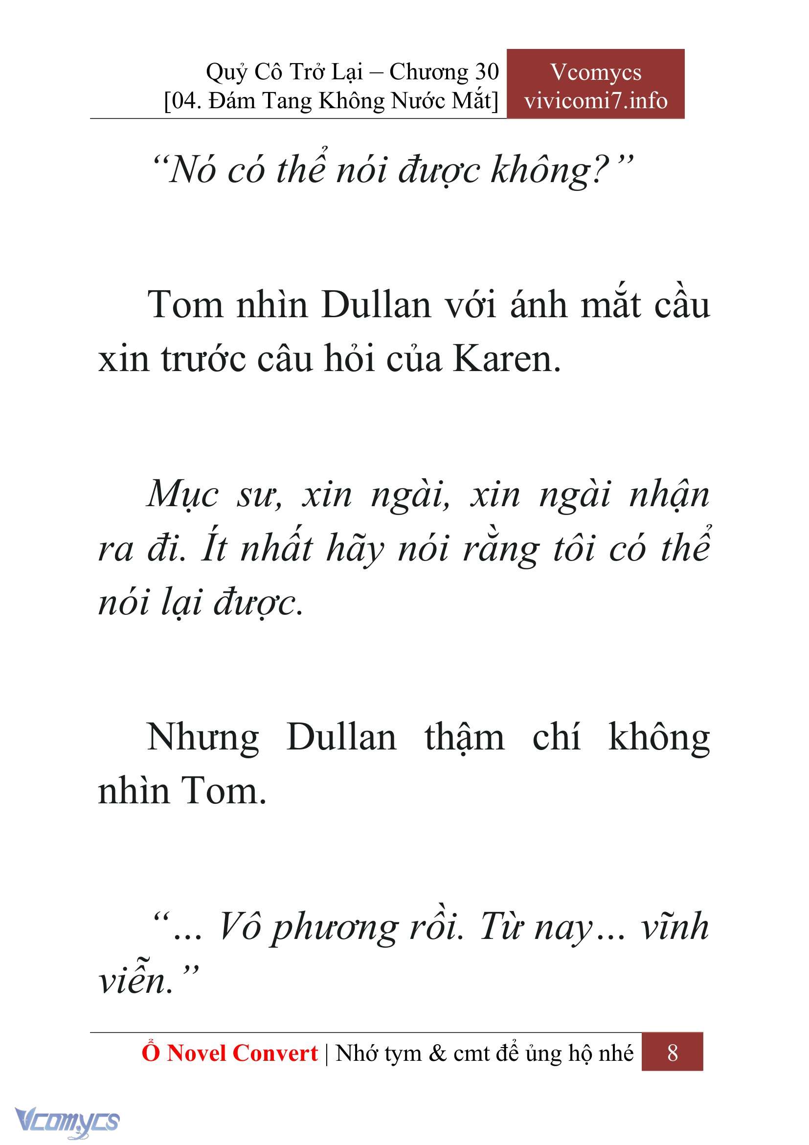[Novel] Quý Cô Trở Lại Chap 30 - Trang 2