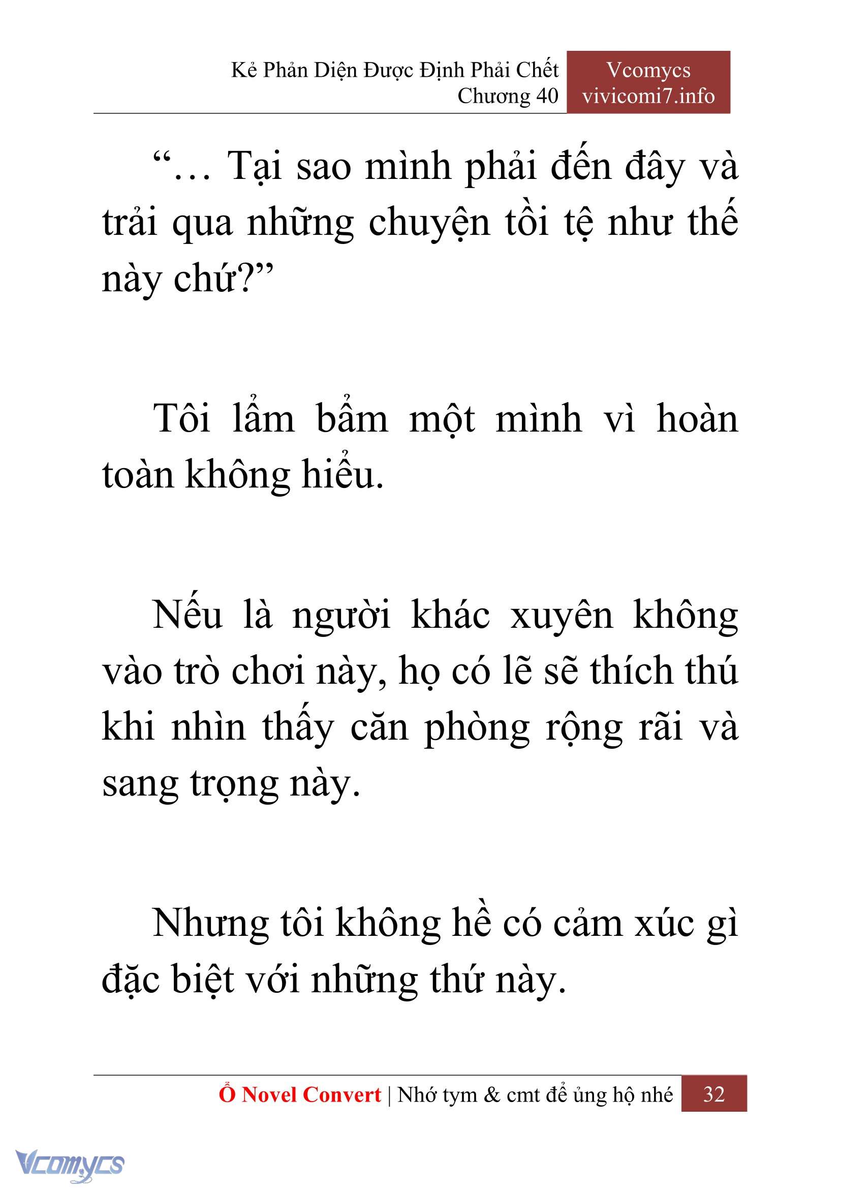 [Novel] Kẻ Phản Diện Được Định Phải Chết Chap 40 - Trang 2